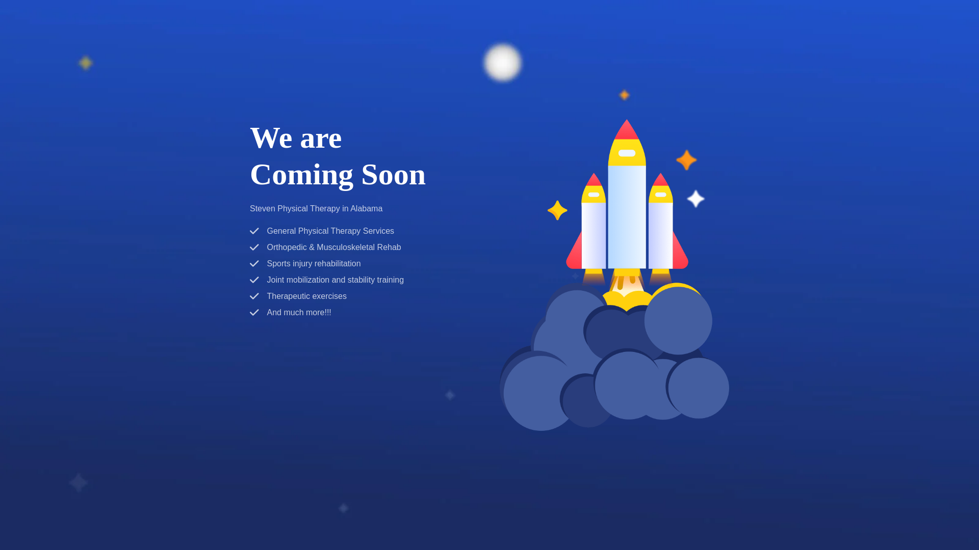 website screenshot of https://stevensonpt.com/