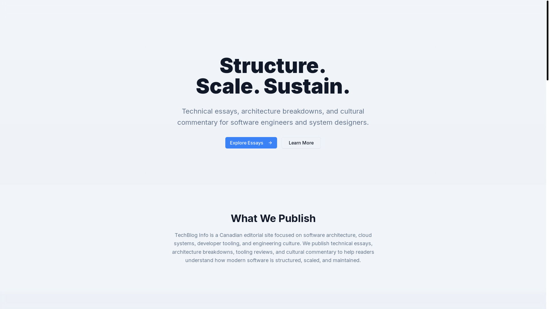 website screenshot of https://techblog-info.com/
