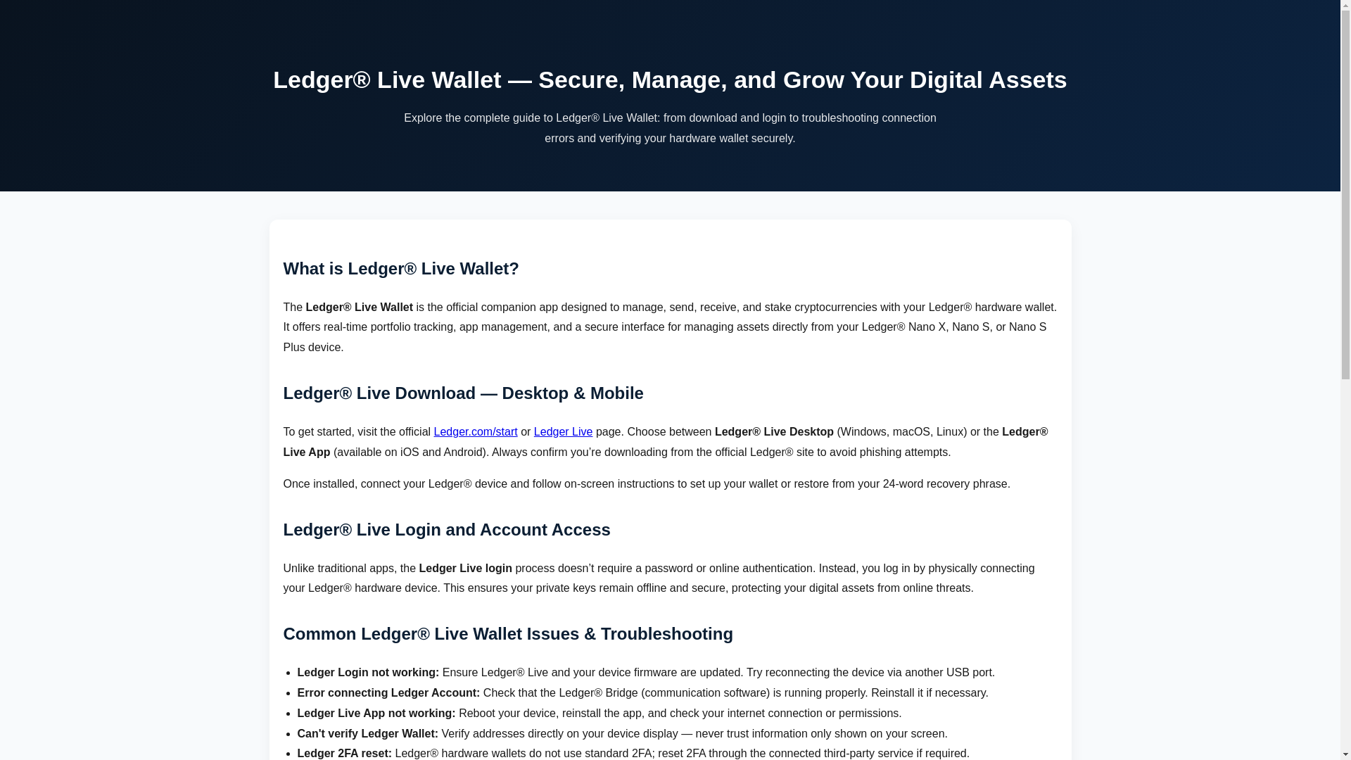 website screenshot of https://ldgerlive-wall-faq.pages.dev/