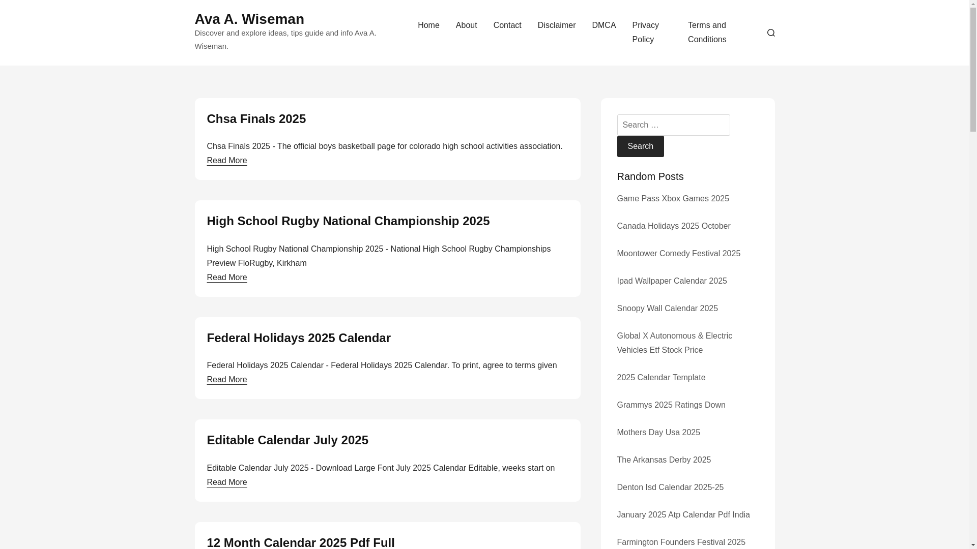website screenshot of https://avaawiseman.pages.dev/
