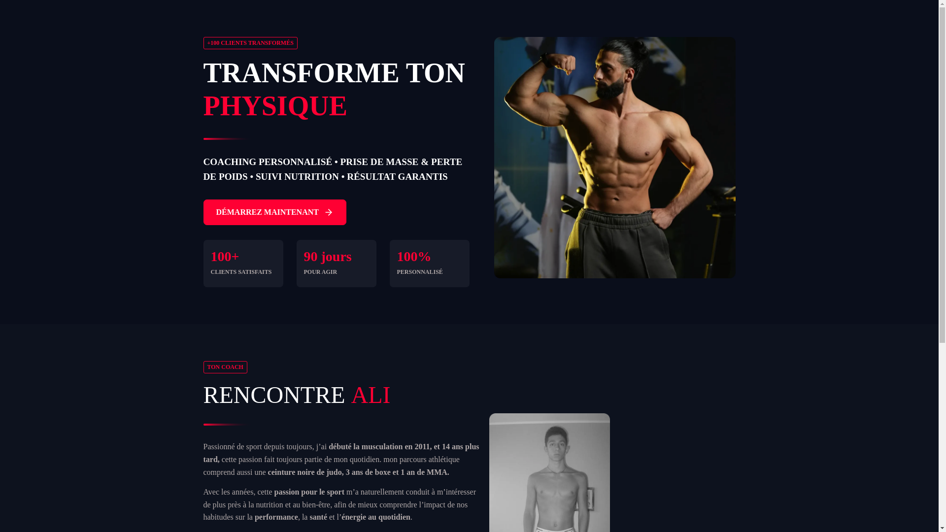 website screenshot of https://senseicoaching.fr/