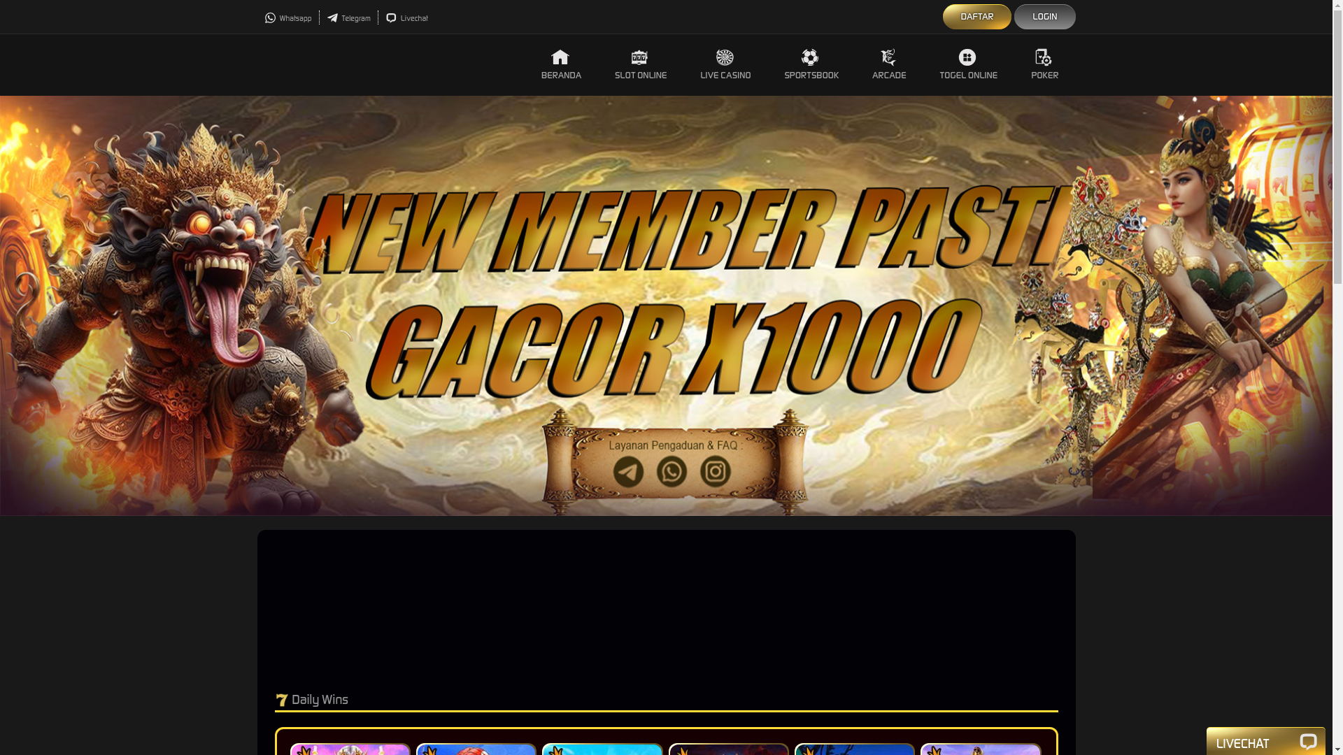 website screenshot of https://bugerslot.net/