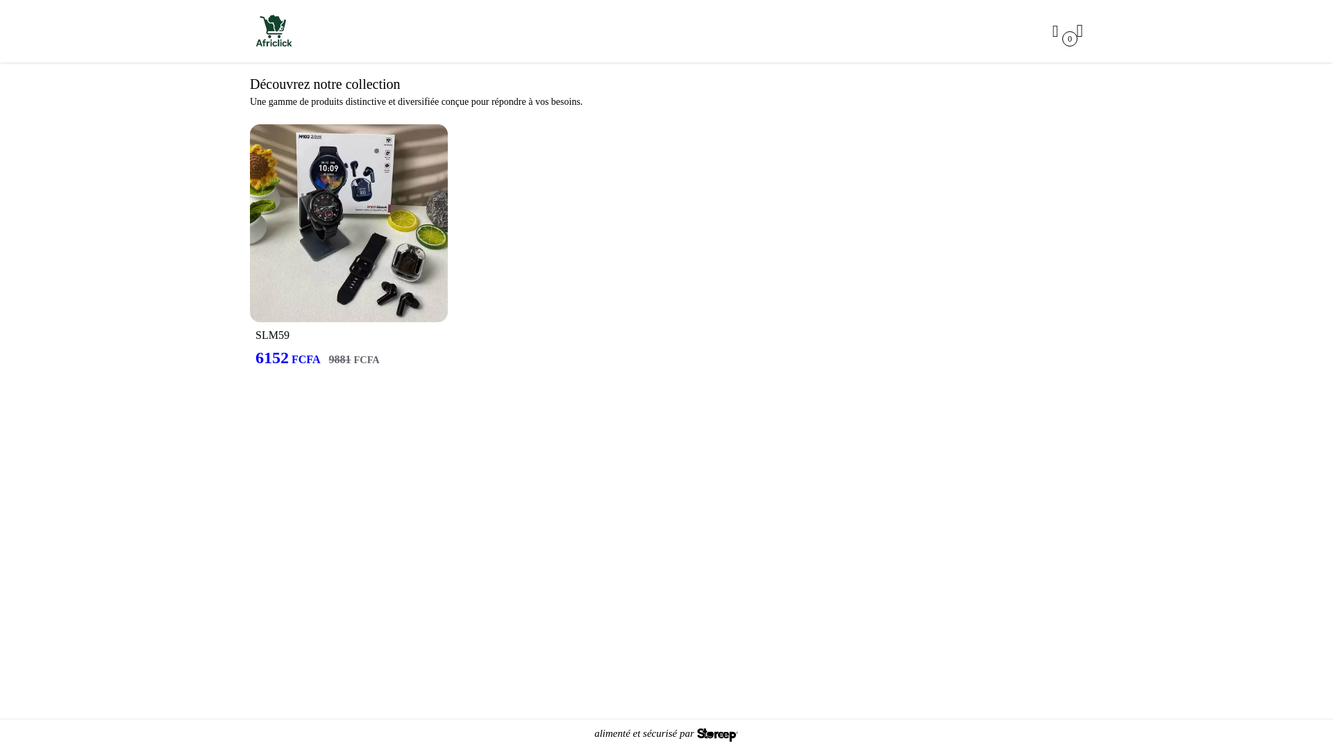 website screenshot of https://click59.store/