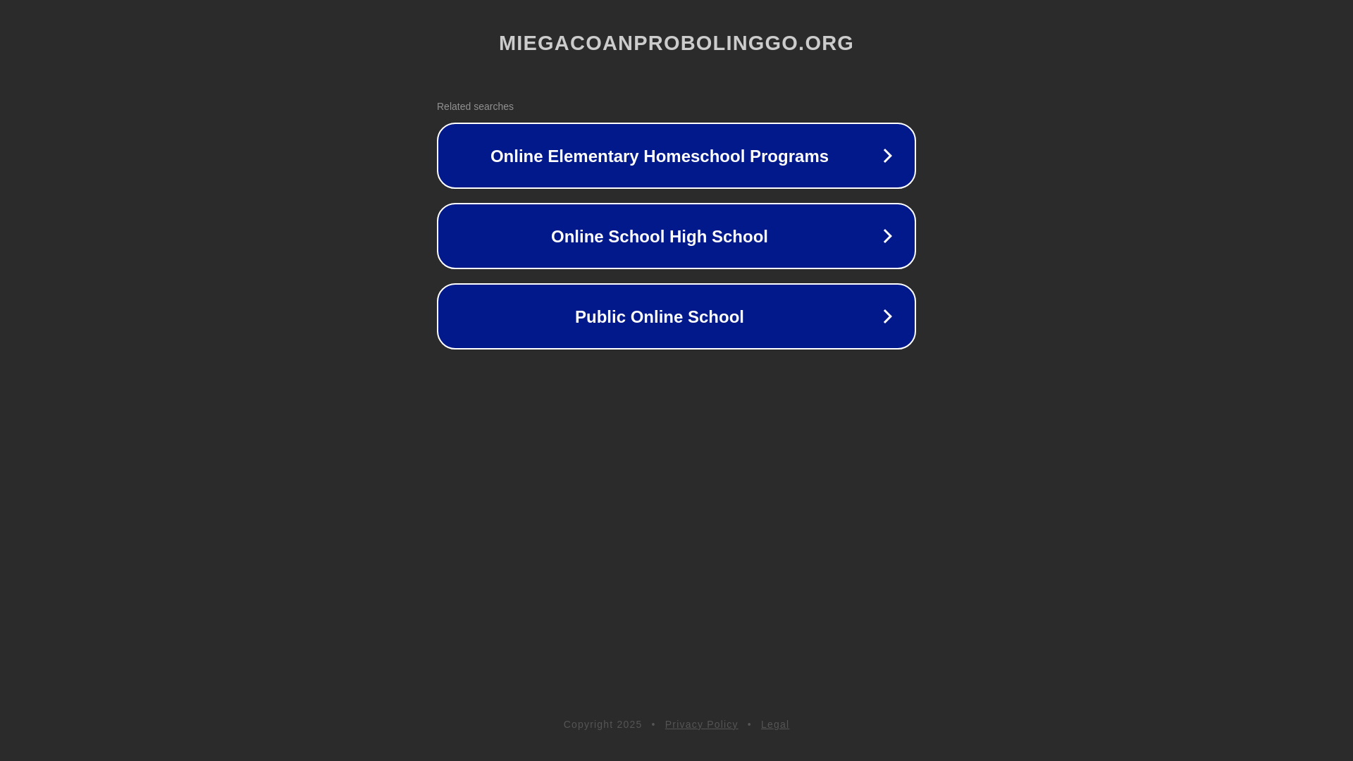 website screenshot of https://miegacoanprobolinggo.org/