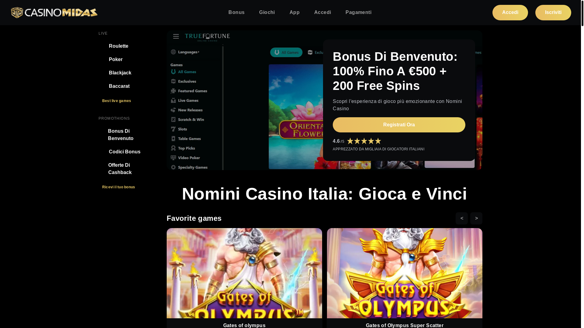 website screenshot of https://nominicasinoitalia-com.pages.dev/
