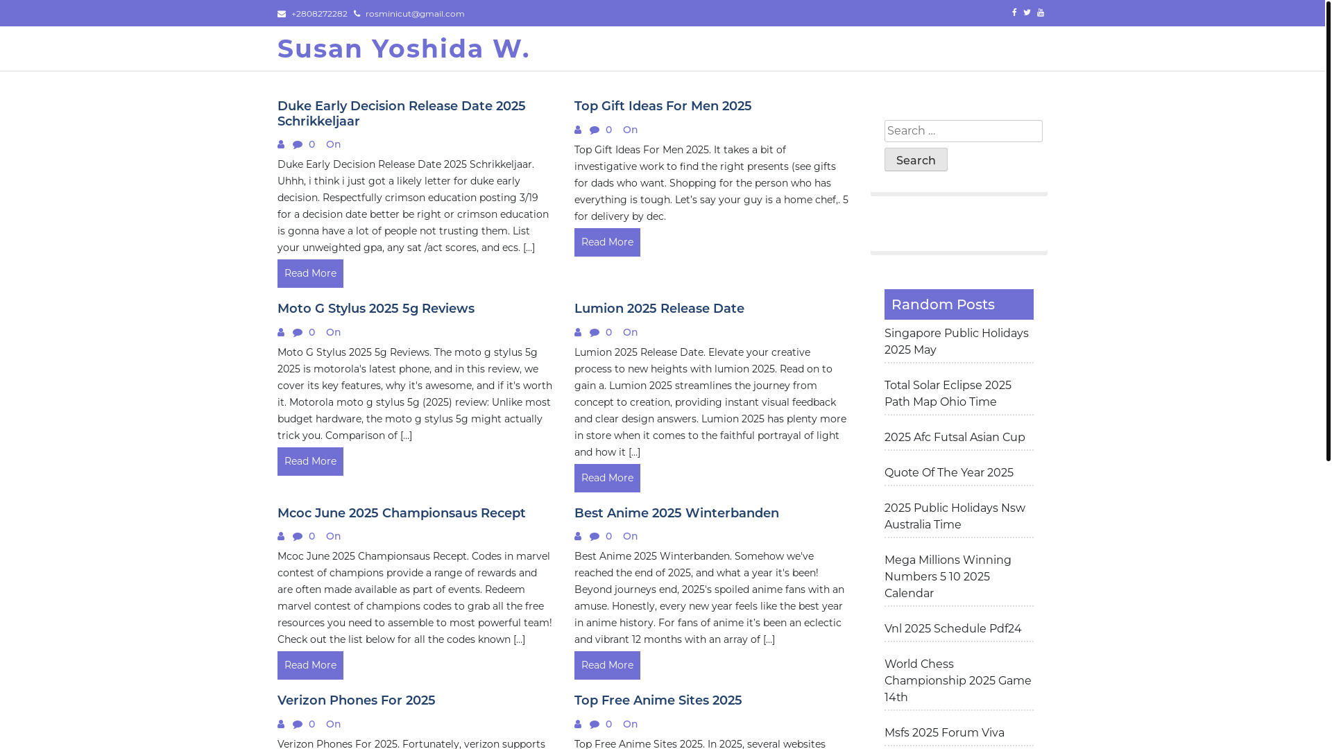 website screenshot of https://susanyoshidaw.pages.dev/