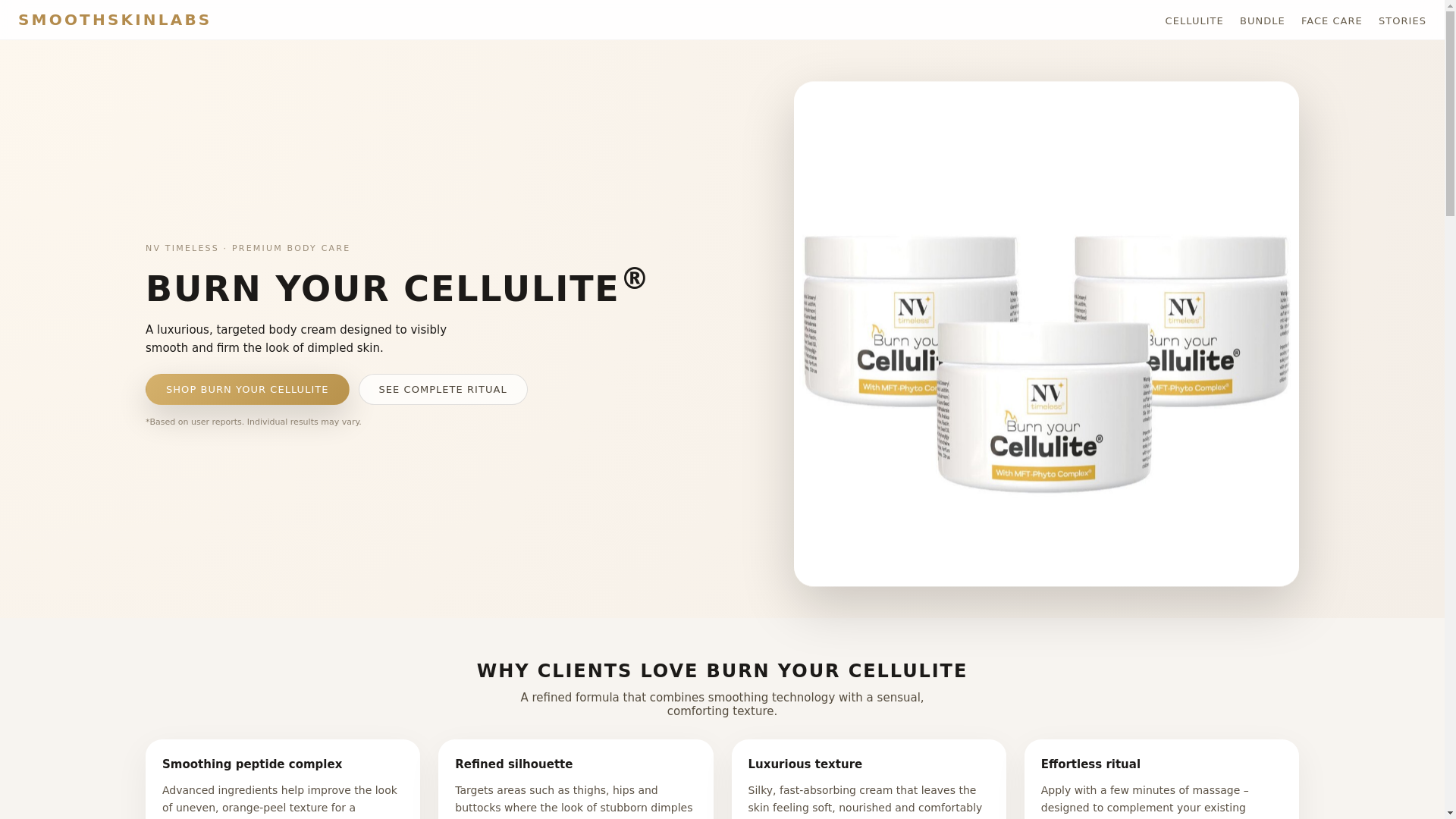 website screenshot of https://smoothskinlabs2.pages.dev/