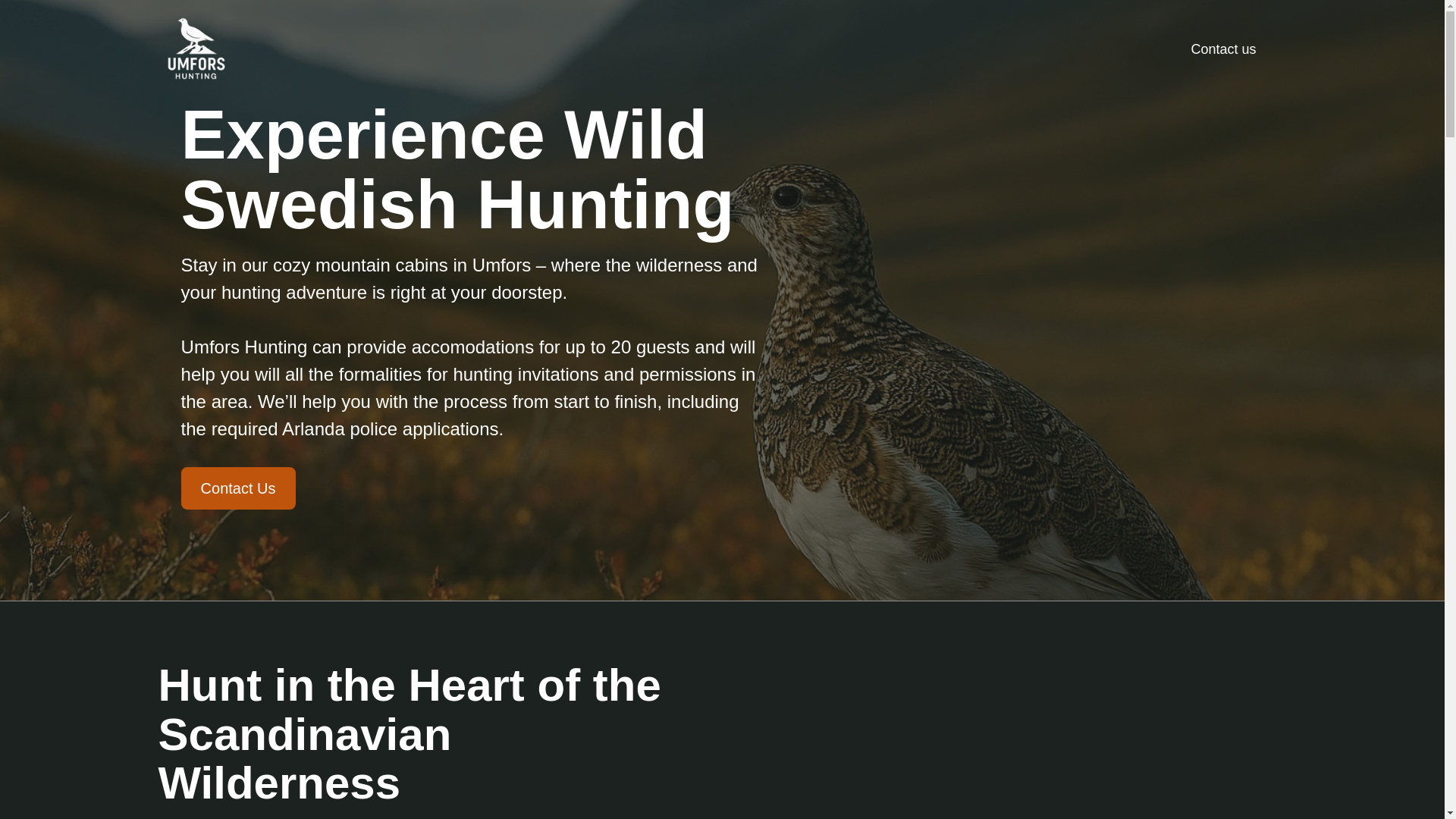 website screenshot of https://umforshunting.com/