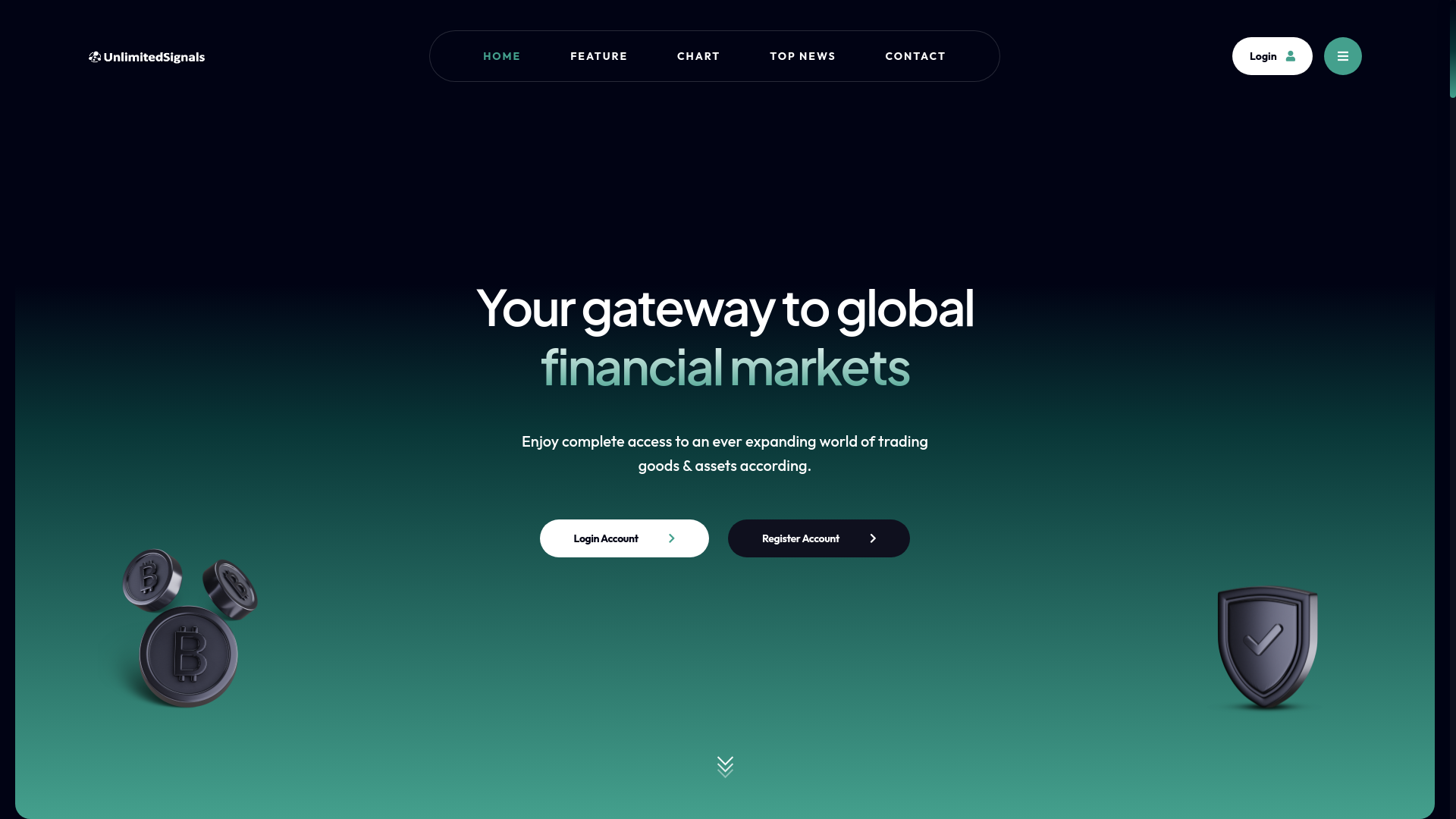 website screenshot of https://marivatradequotes.click/