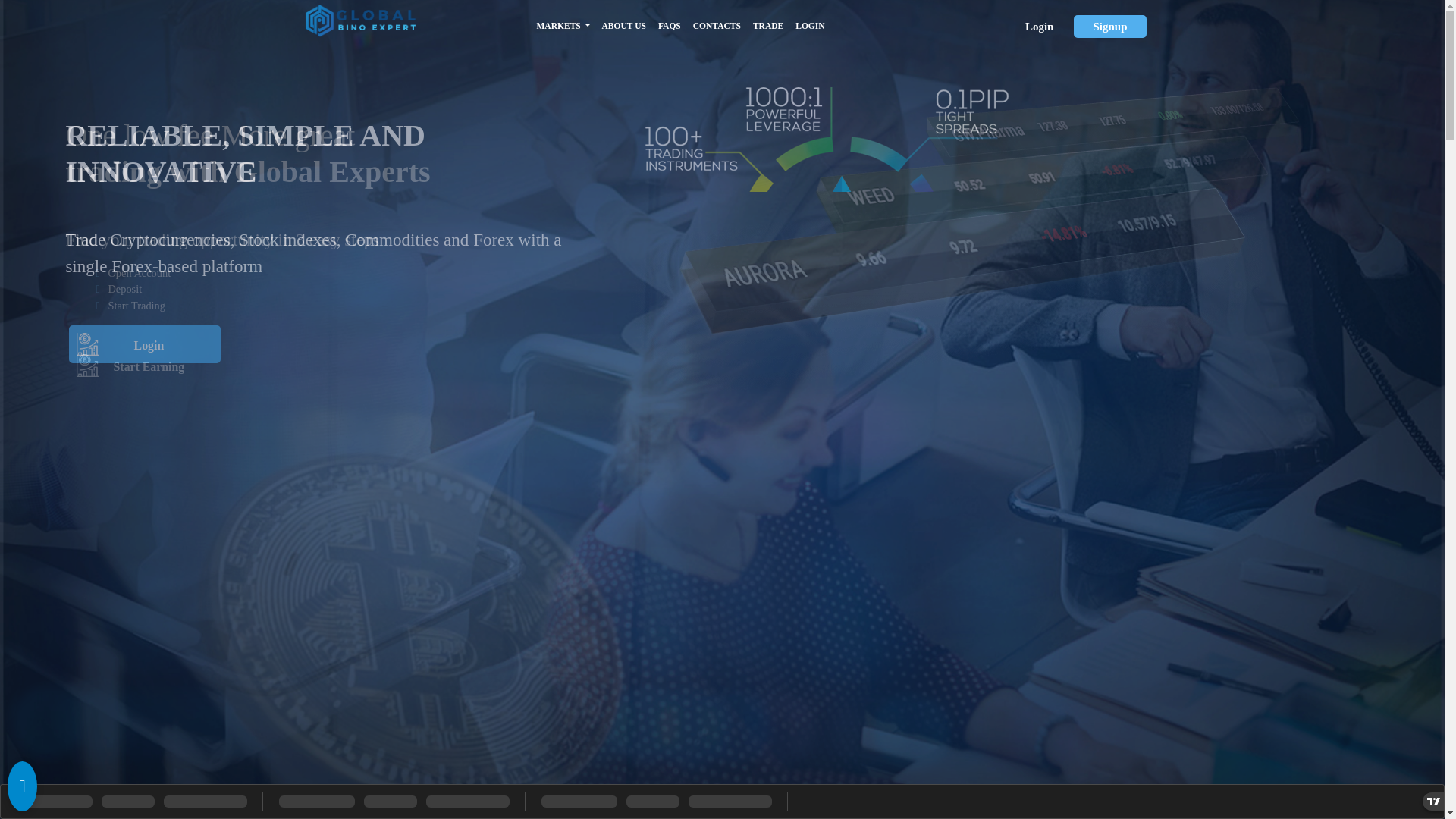 website screenshot of https://infiniteinvestors.live/