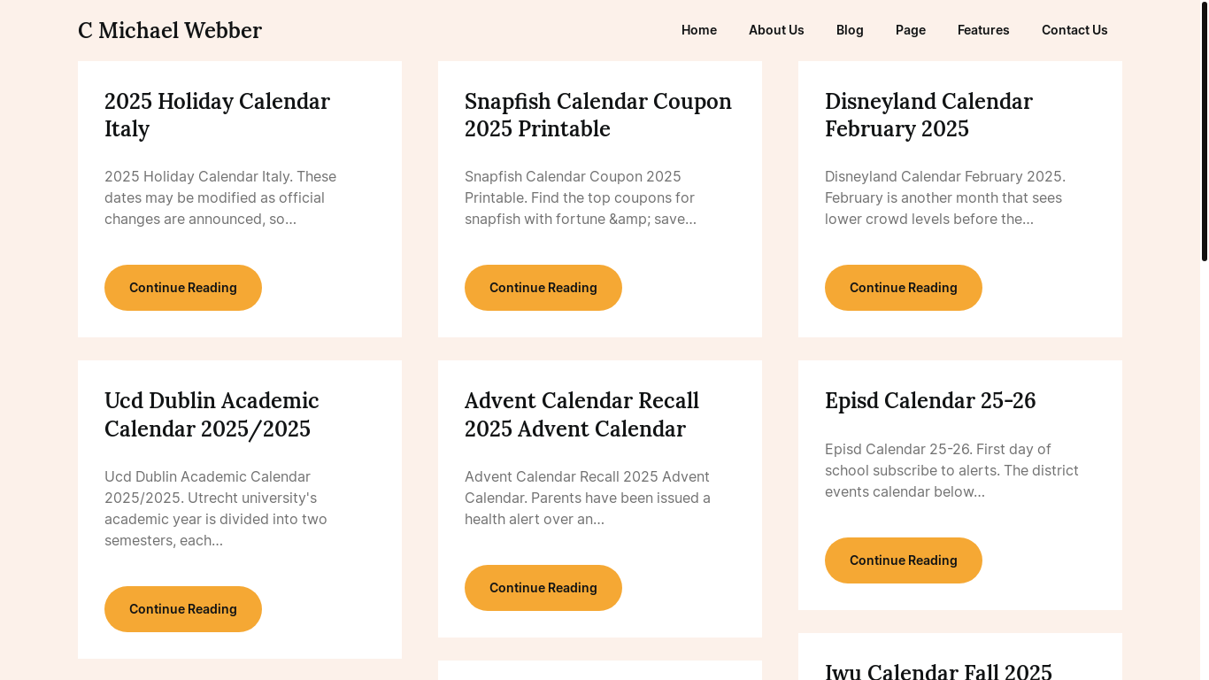 website screenshot of https://cmichaelwebber.pages.dev/