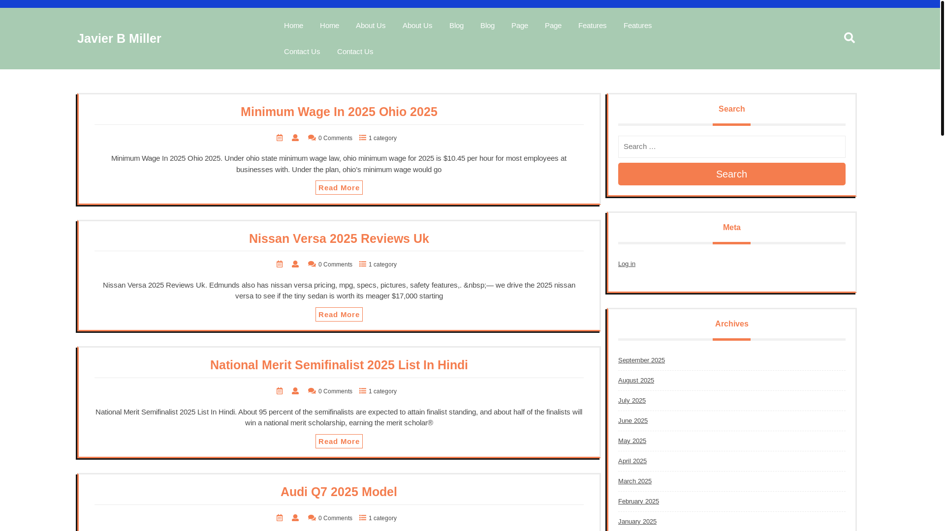website screenshot of https://javierbmillerj.pages.dev/