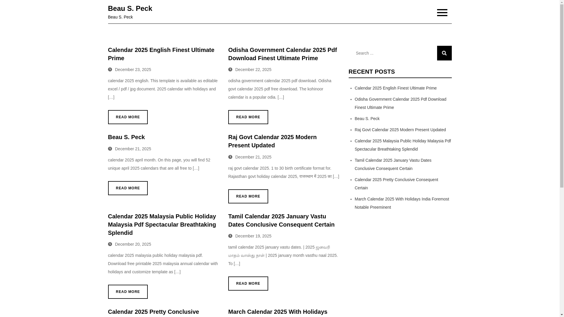 website screenshot of https://beauspeck.pages.dev/