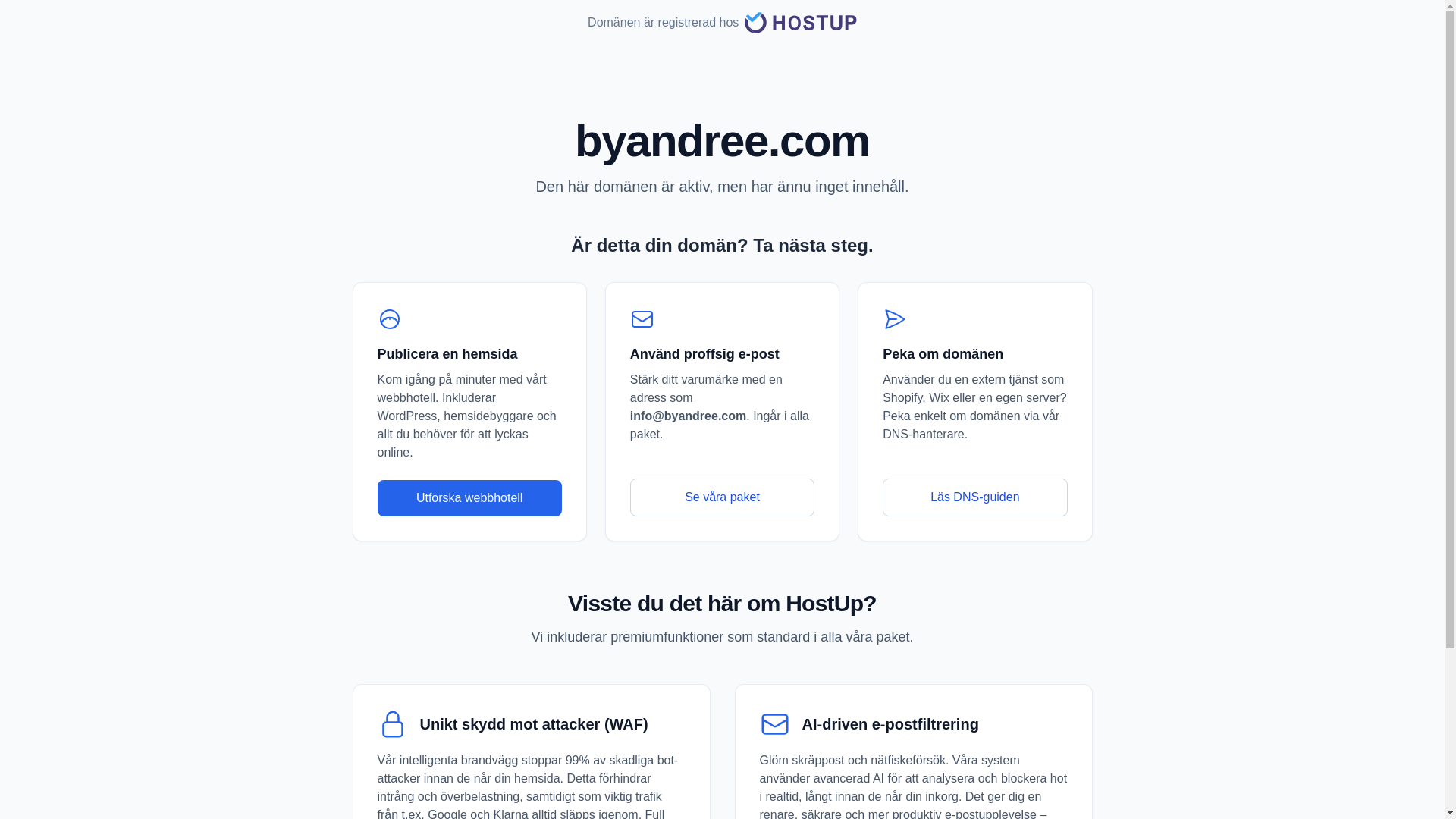 website screenshot of https://byandree.com/