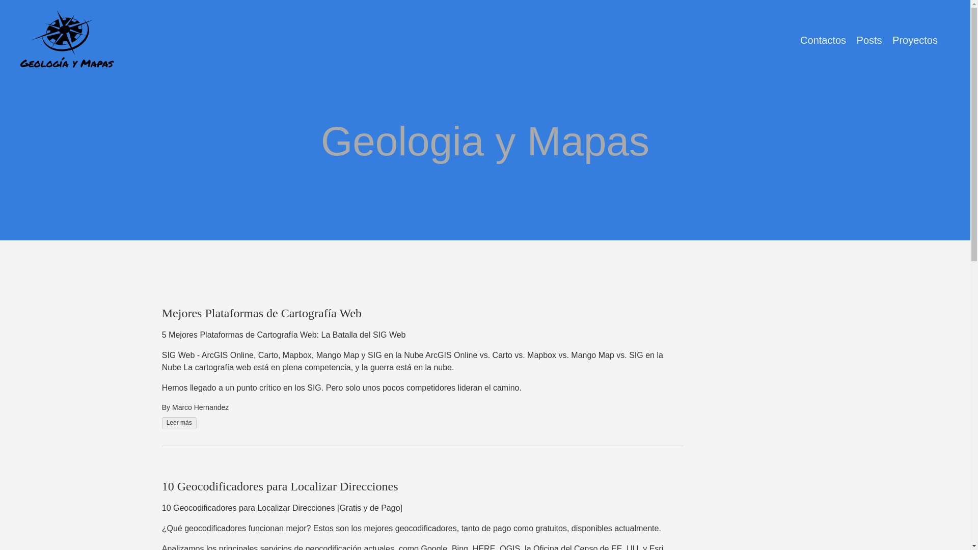 website screenshot of https://geologiaymapas-blog.pages.dev/