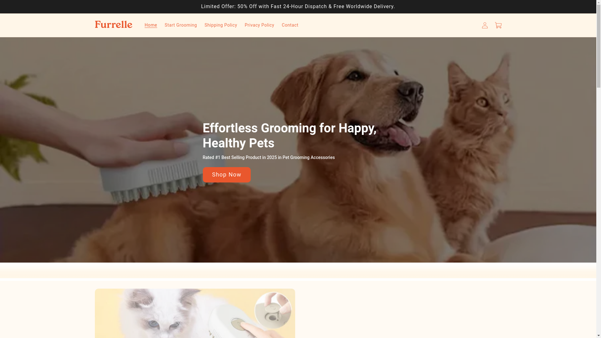 website screenshot of https://furrelleclean.com/