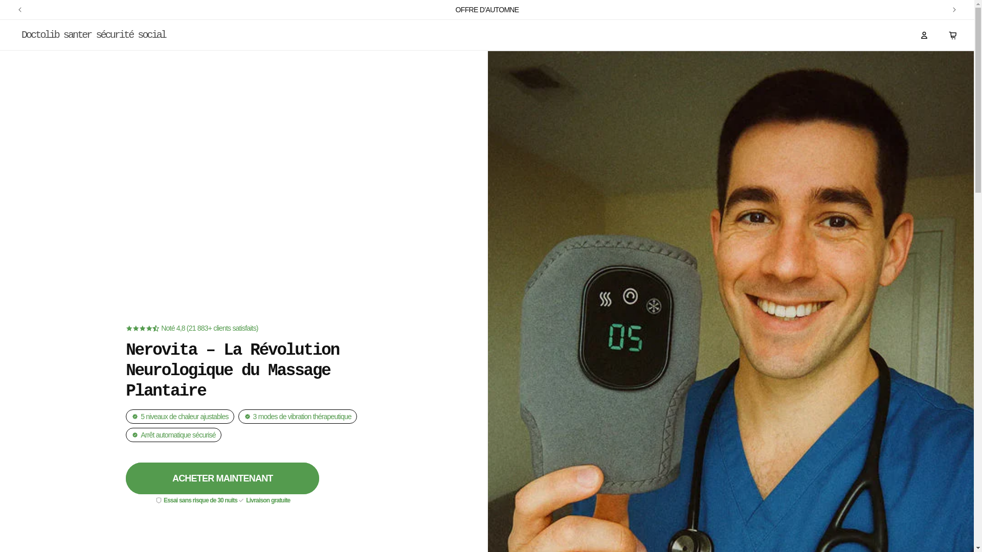 website screenshot of https://nerovita.shop/