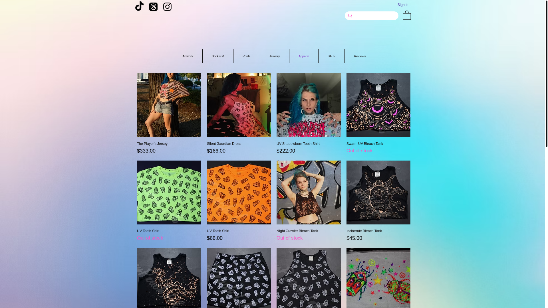website screenshot of https://sacredsigilink.com/
