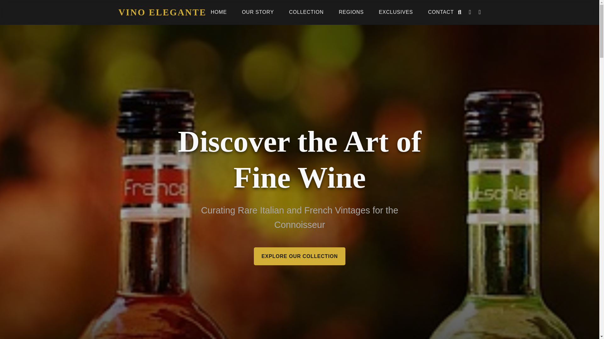 website screenshot of https://vino-elegante.pages.dev/