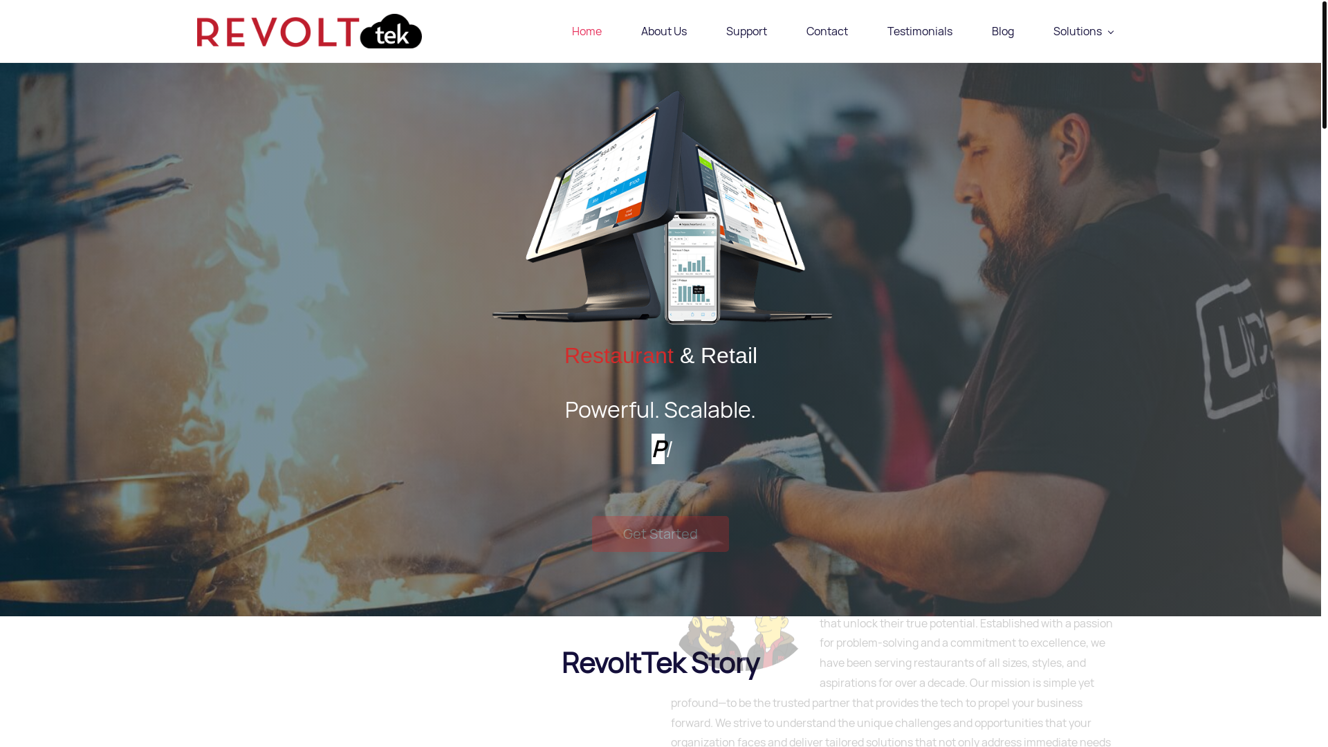 website screenshot of https://chatrevolttek.com/