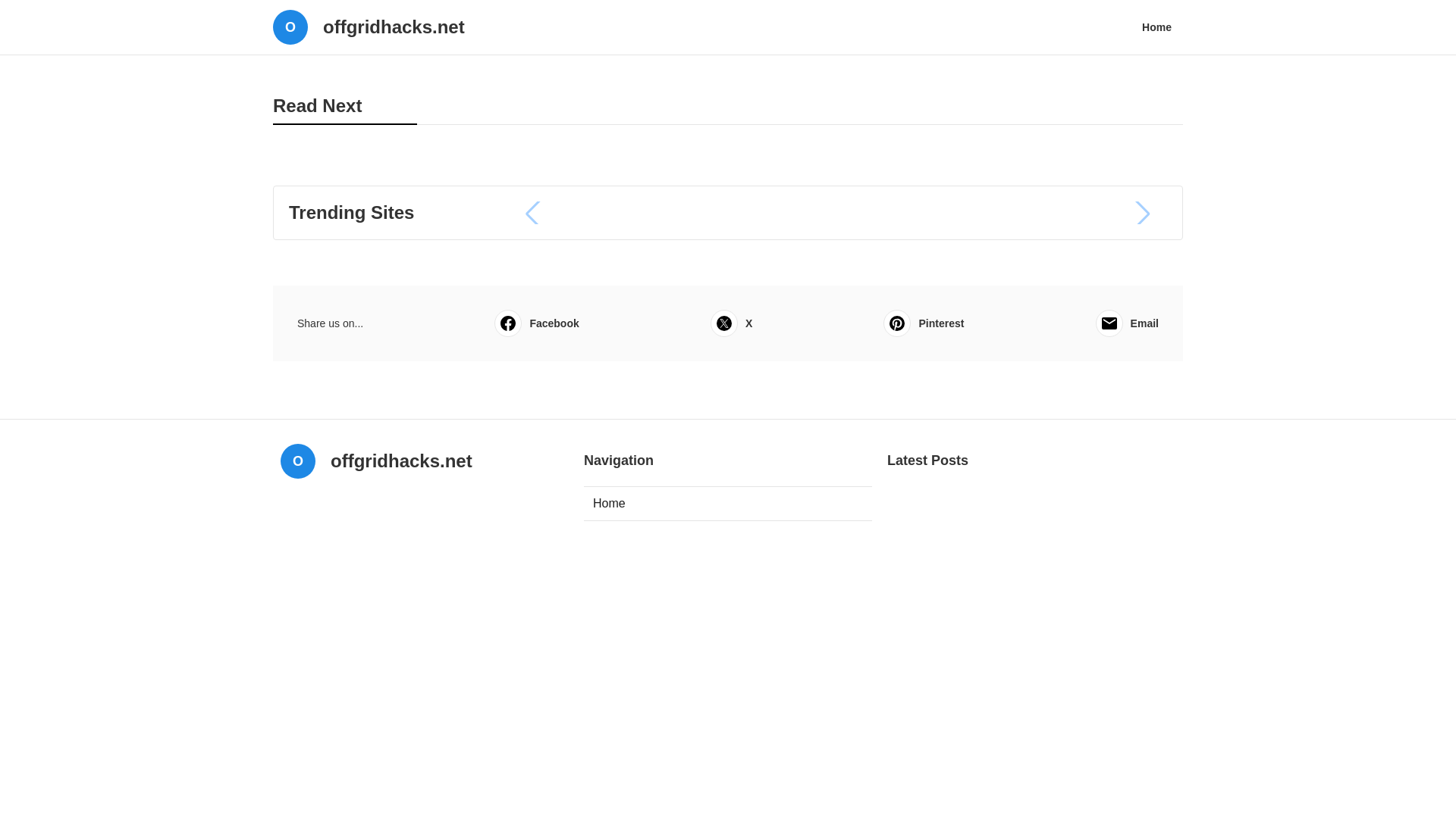 website screenshot of https://offgridhacks.net/