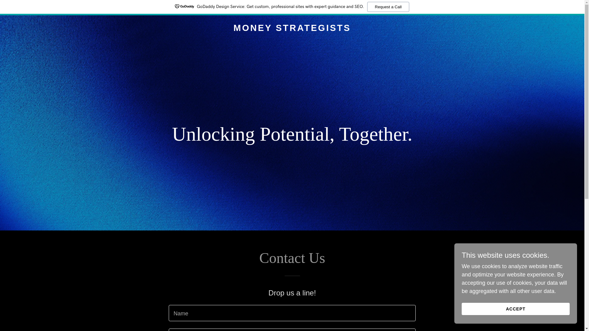 website screenshot of https://money-strategists.com/