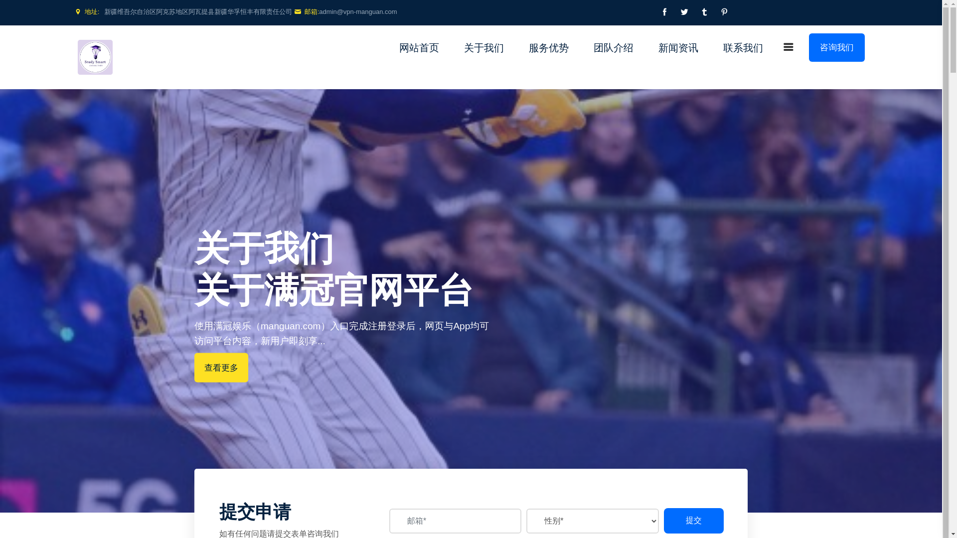 website screenshot of https://vpn-manguan.com/