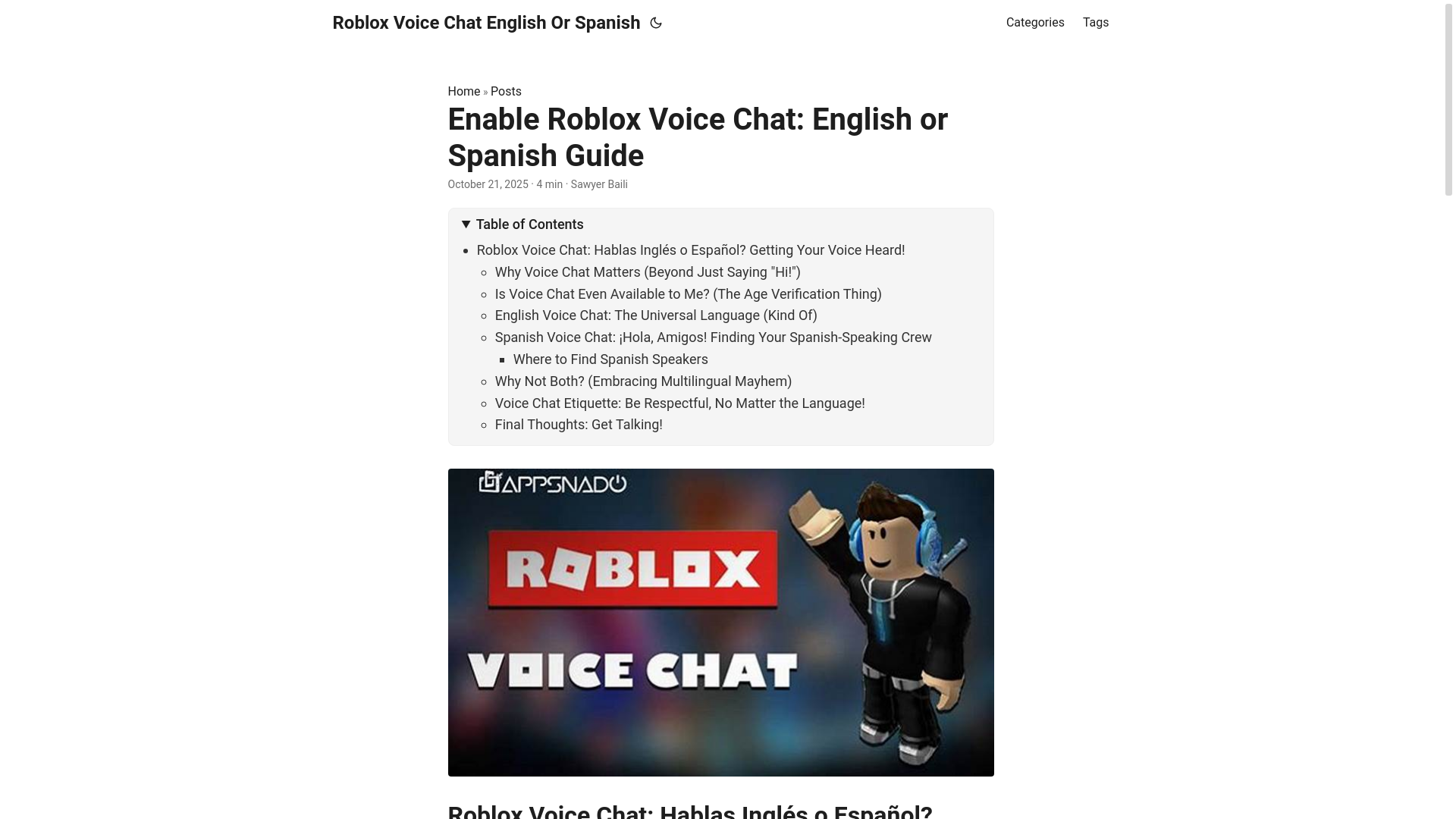 website screenshot of https://roblox-voice-chat-english-or-spanish.pages.dev/