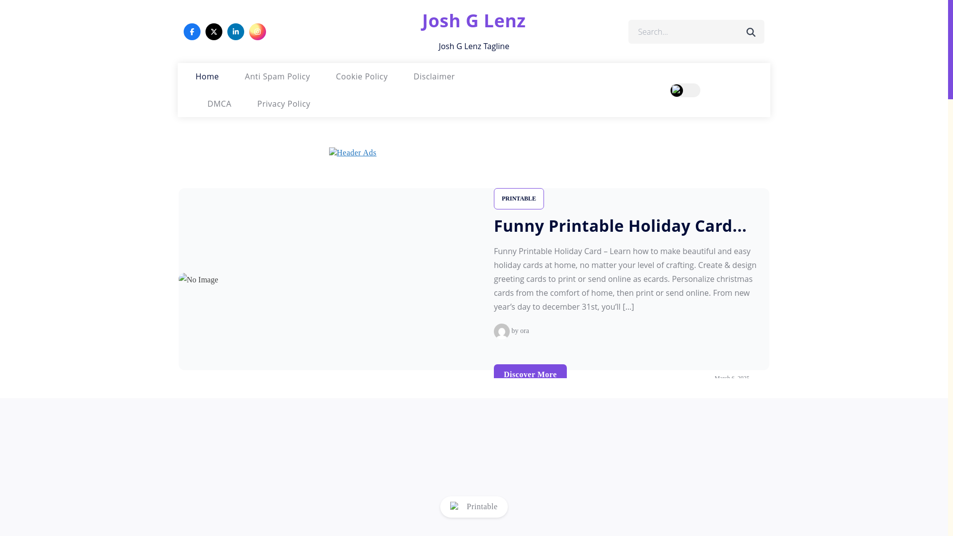 website screenshot of https://joshglenzw.pages.dev/