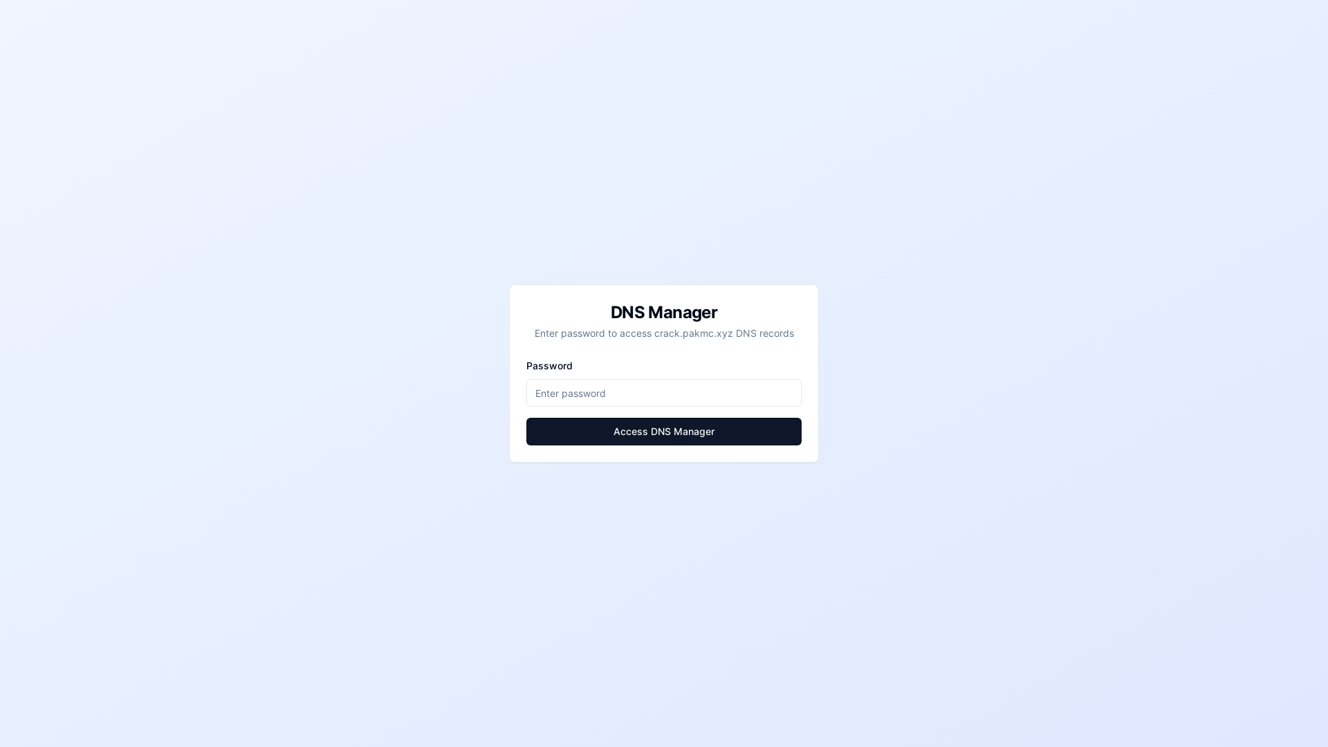 website screenshot of https://crack-dns.pages.dev/