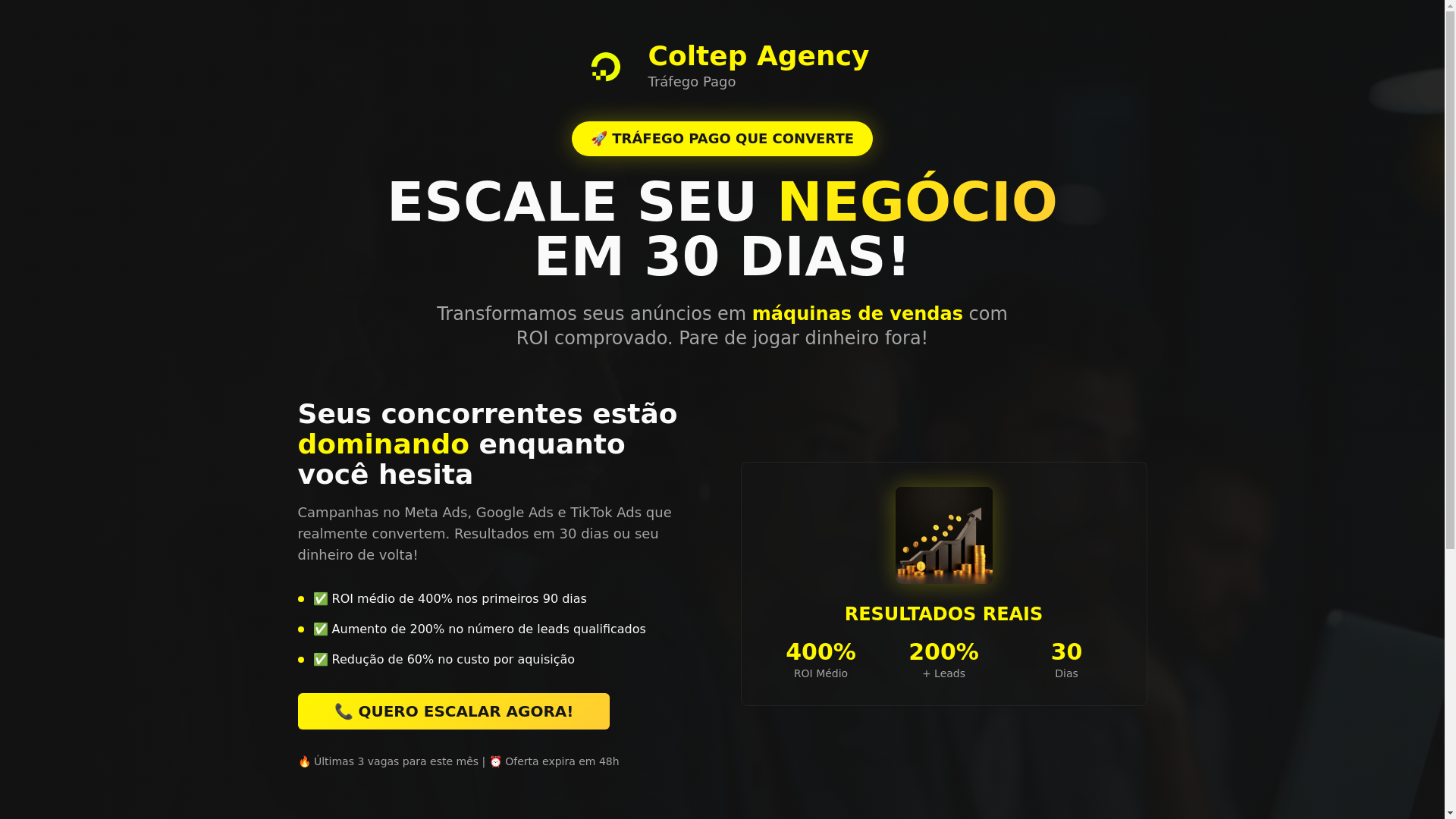 website screenshot of https://coltepagencypromocao-gen.pages.dev/