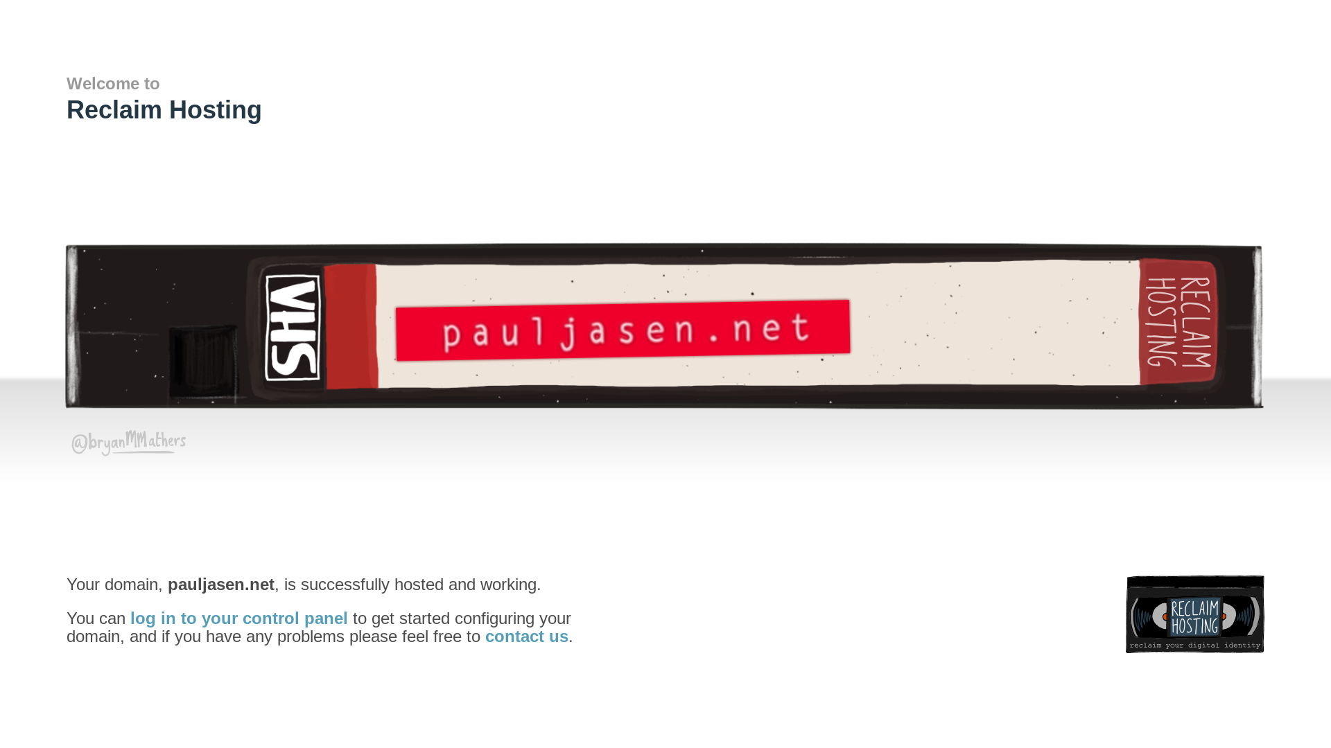 website screenshot of https://pauljasen.net/
