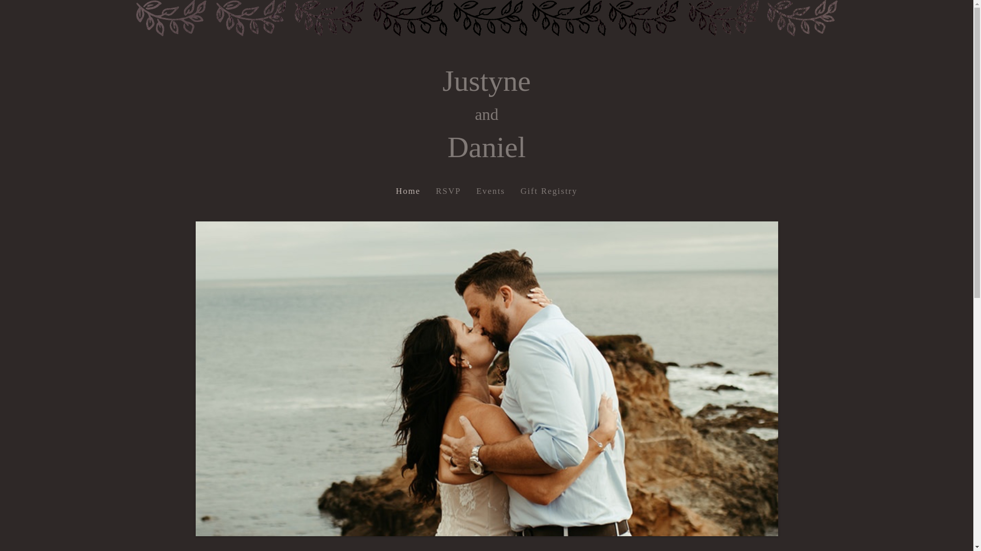 website screenshot of https://justynedaniel.com/