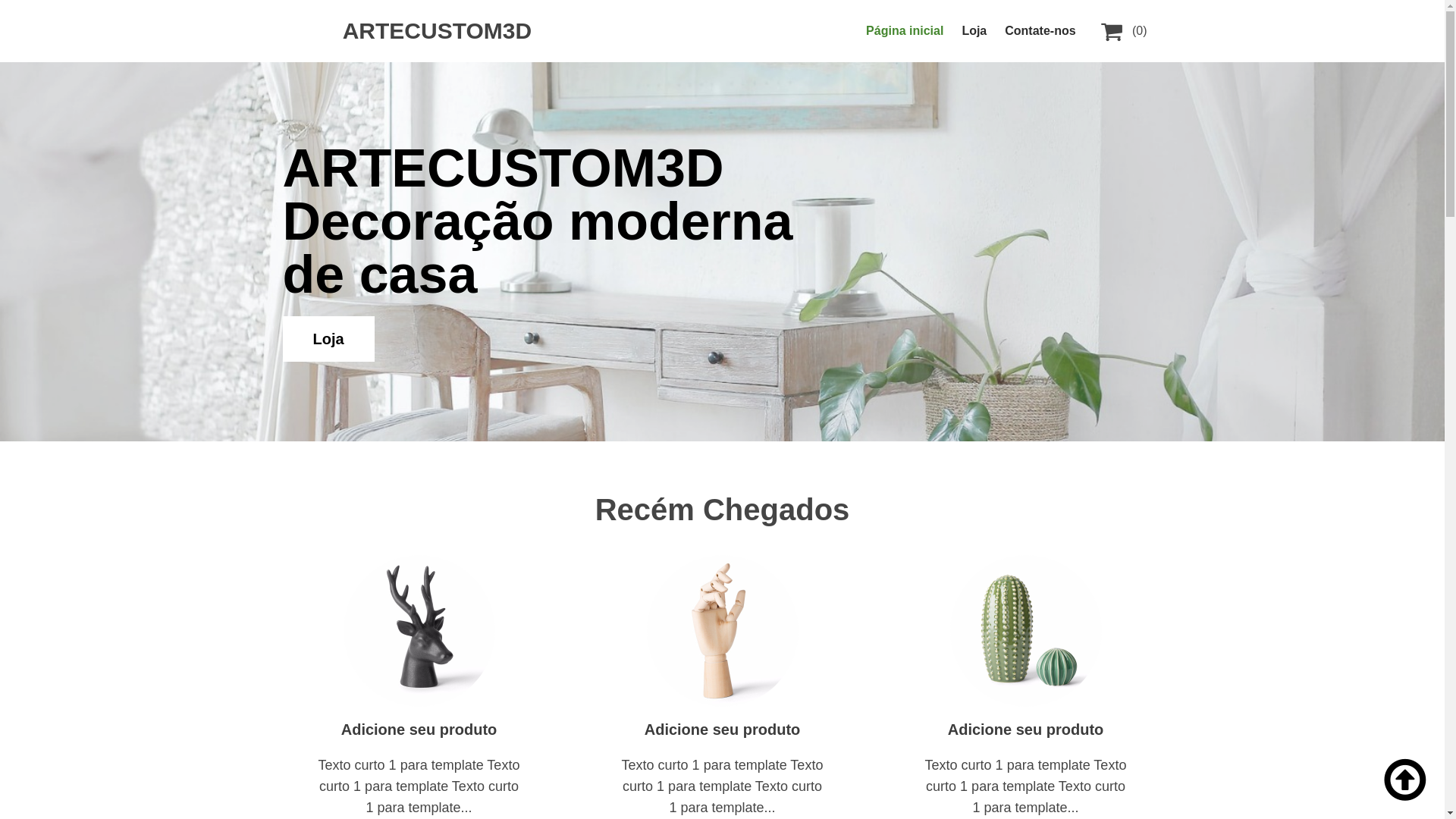 website screenshot of https://artecustom3d.com/