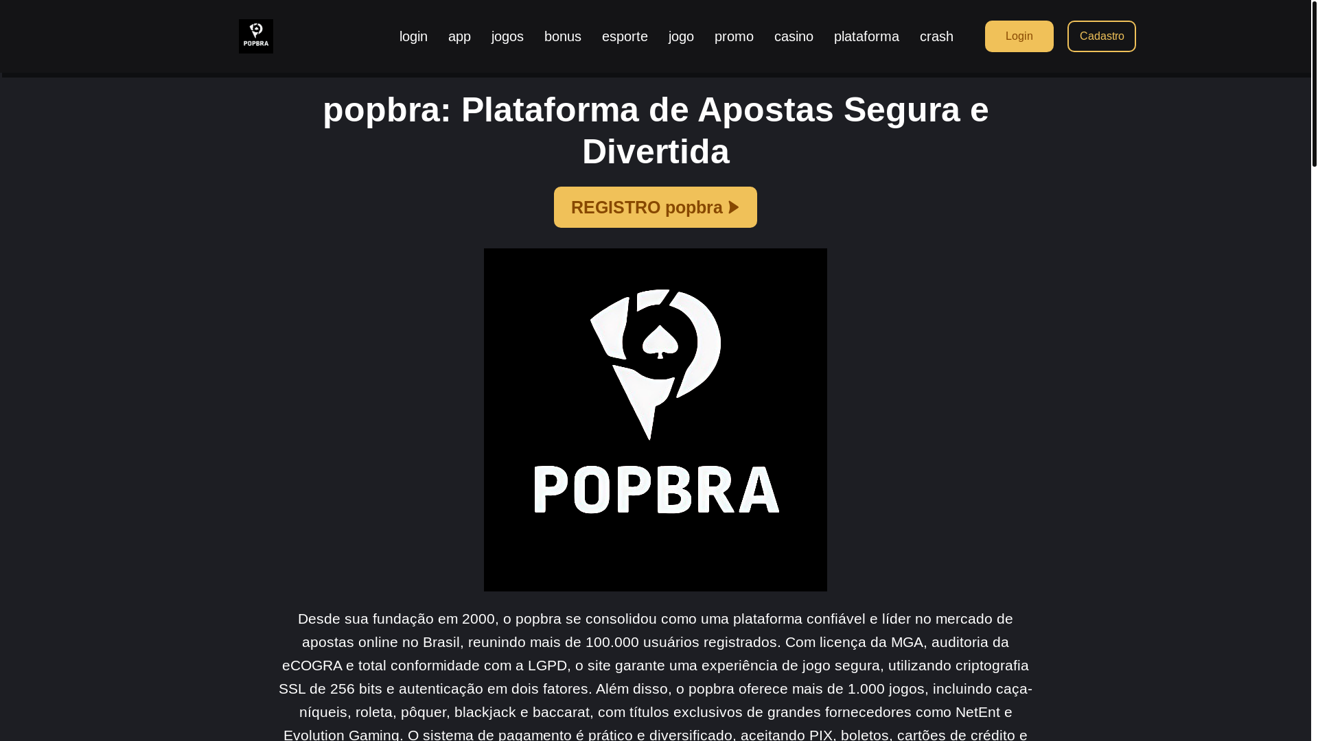 website screenshot of https://popbra-app.com/