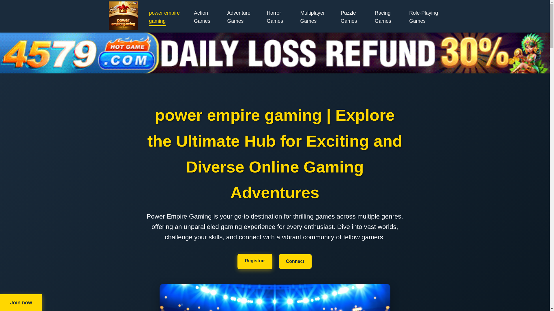 website screenshot of https://powerempiregamingph.com/