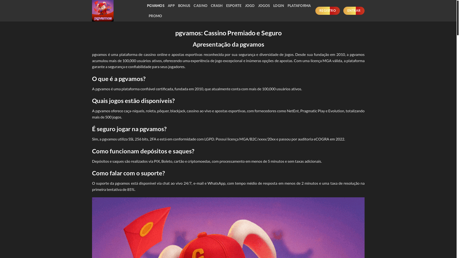 website screenshot of https://pgvamosd.com/
