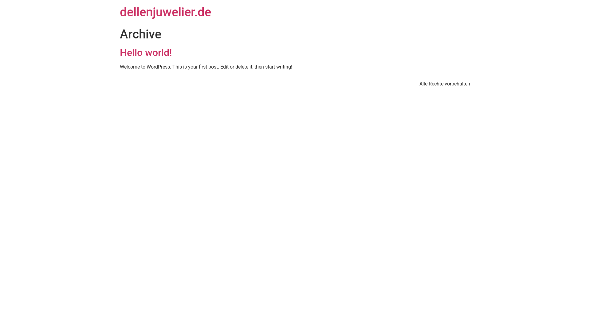 website screenshot of https://dellenjuwelier.de/