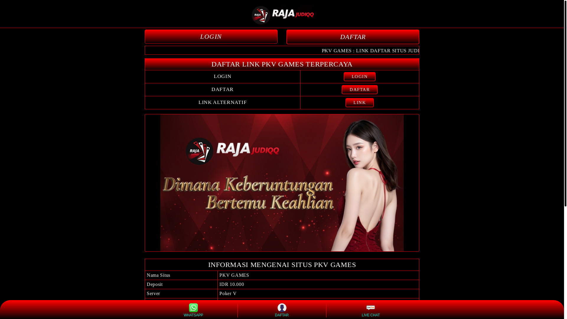 website screenshot of https://3rajajudiqq-com.pages.dev/