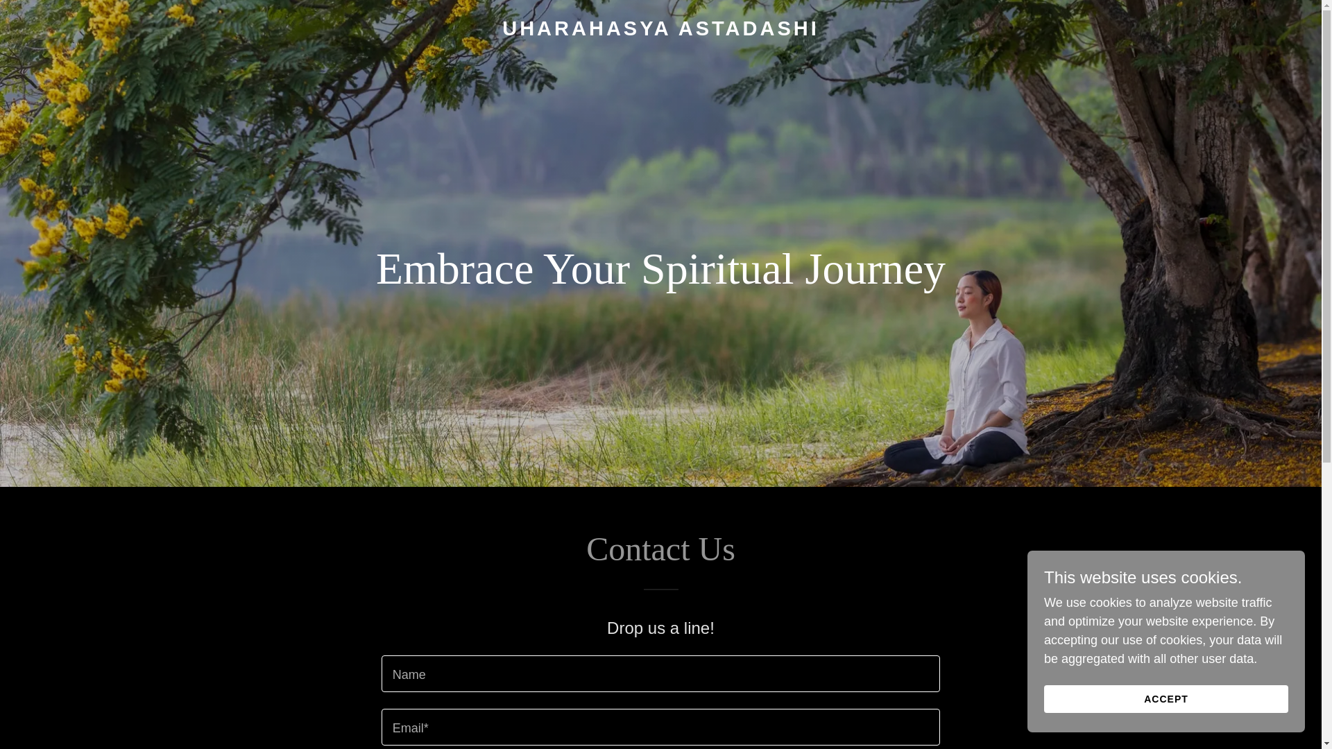 website screenshot of https://uharahasya-astadashi.org/