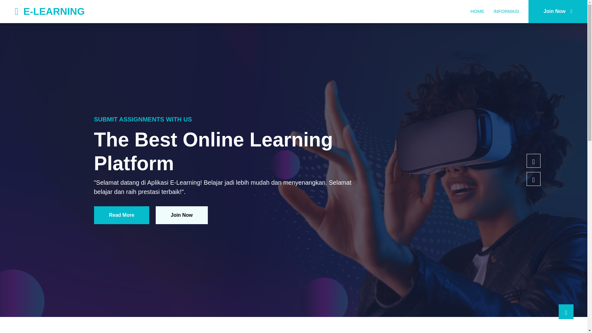 website screenshot of https://elearningsma12.web.id/