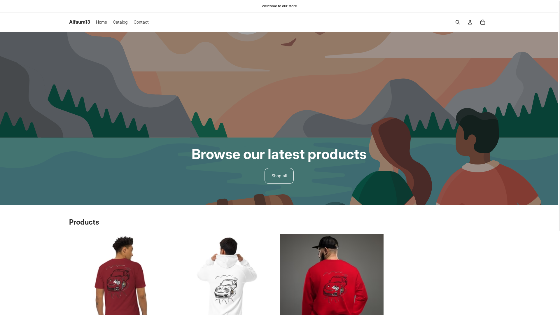 website screenshot of https://alfaura13.com/