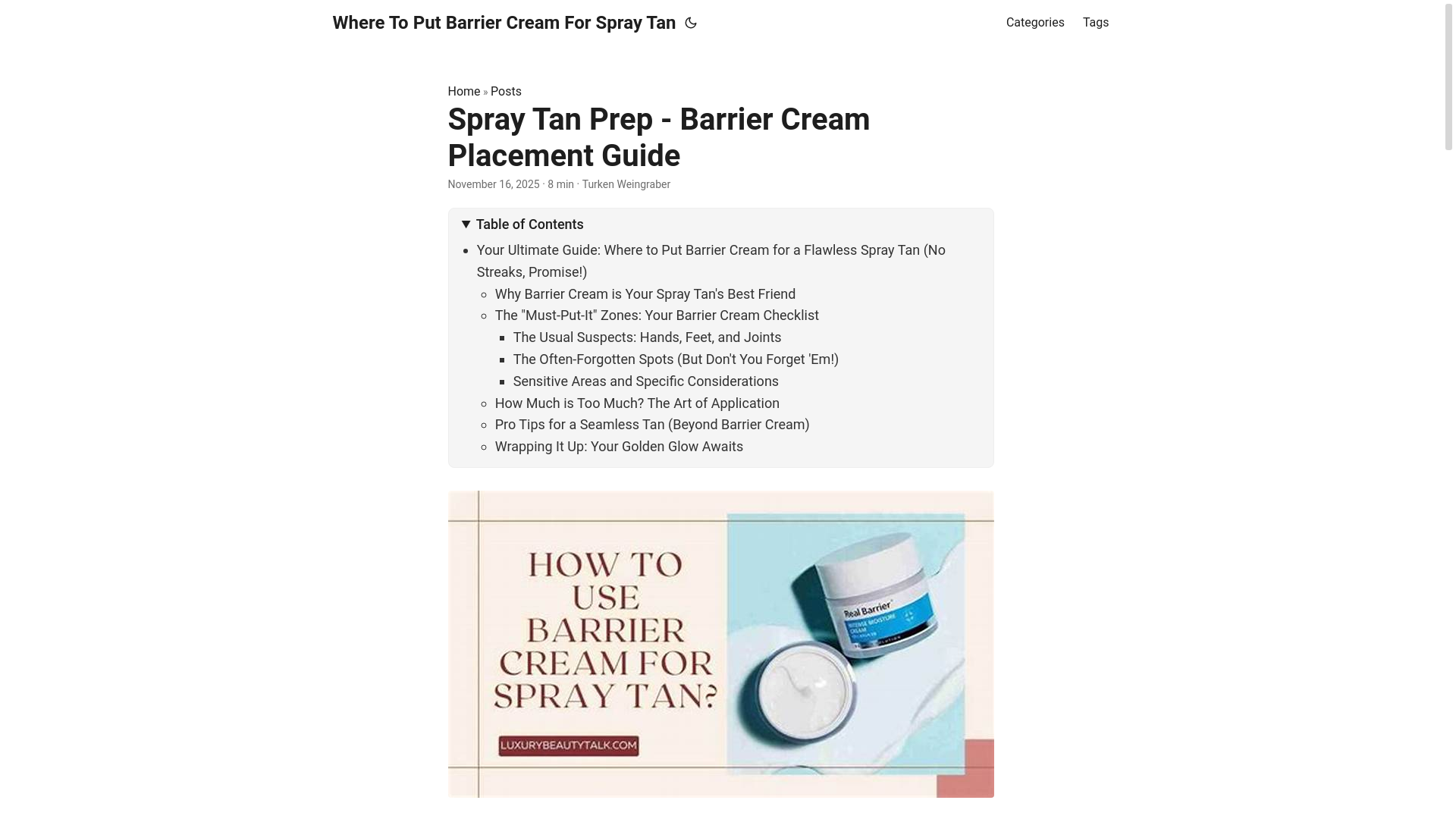 website screenshot of https://wheretoputbarriercreamforspraytan3.pages.dev/