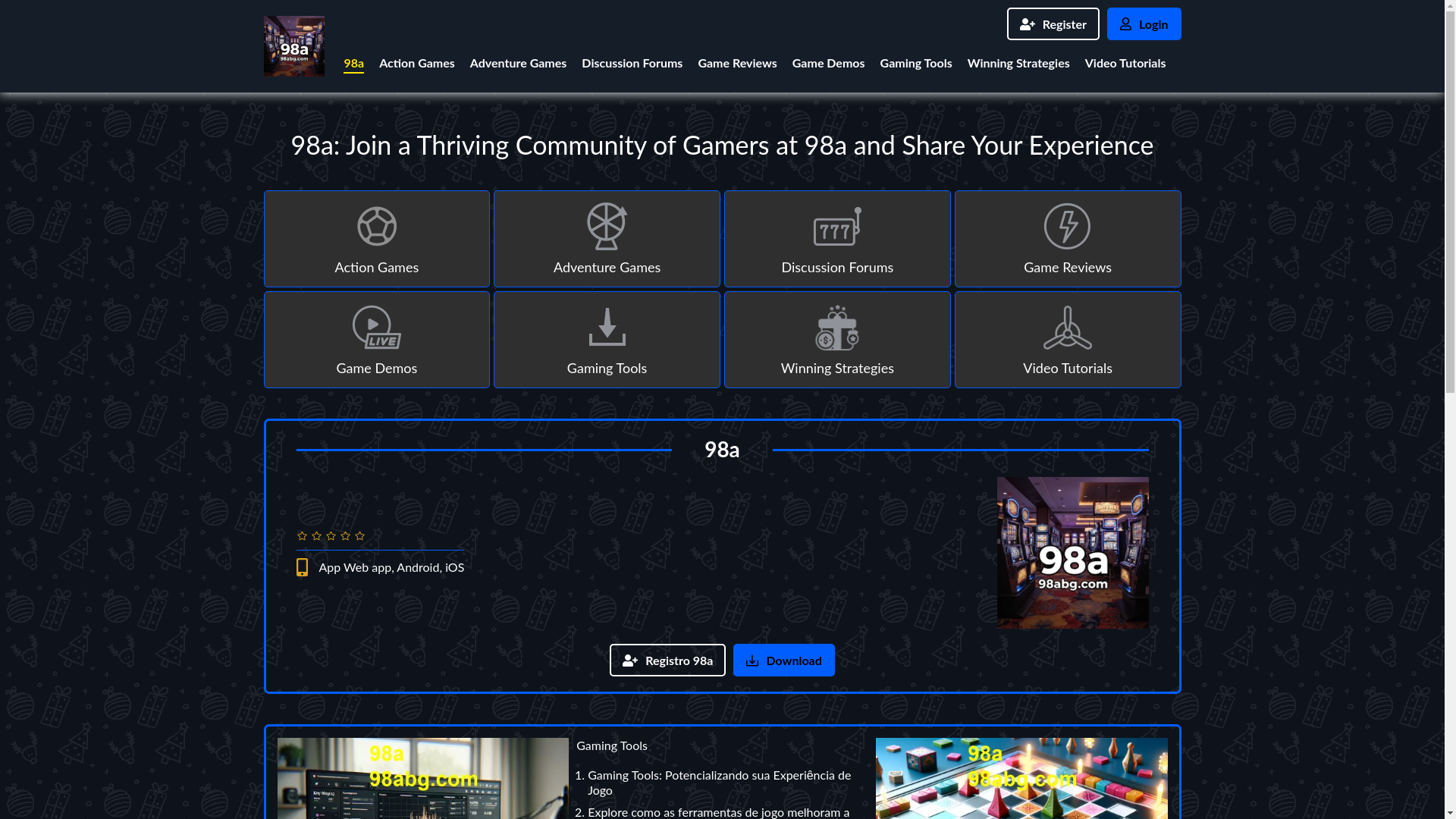 website screenshot of https://98abg.com/