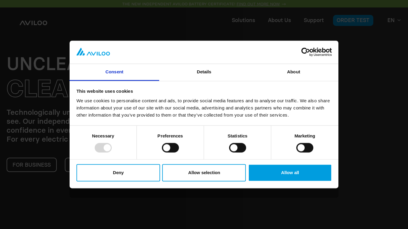 website screenshot of https://tryaviloodiagnostics.com/