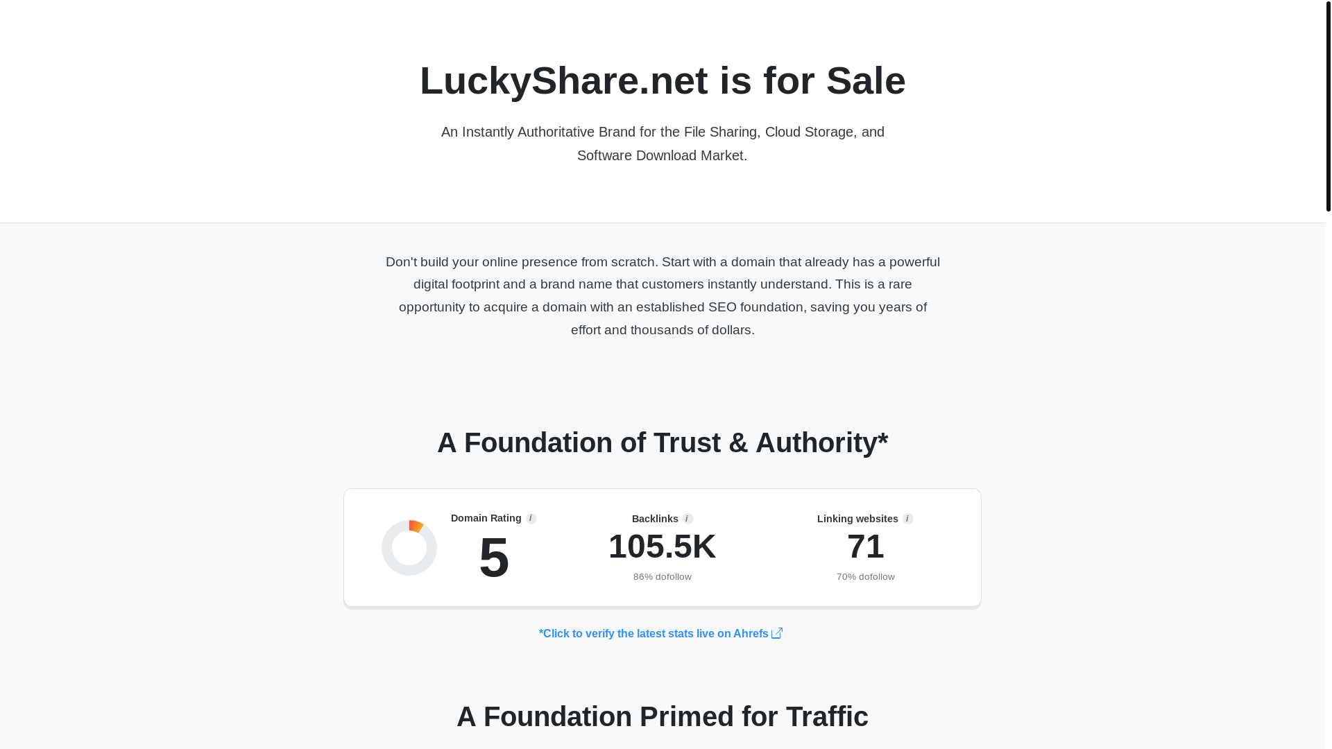 website screenshot of https://luckyshare.pages.dev/