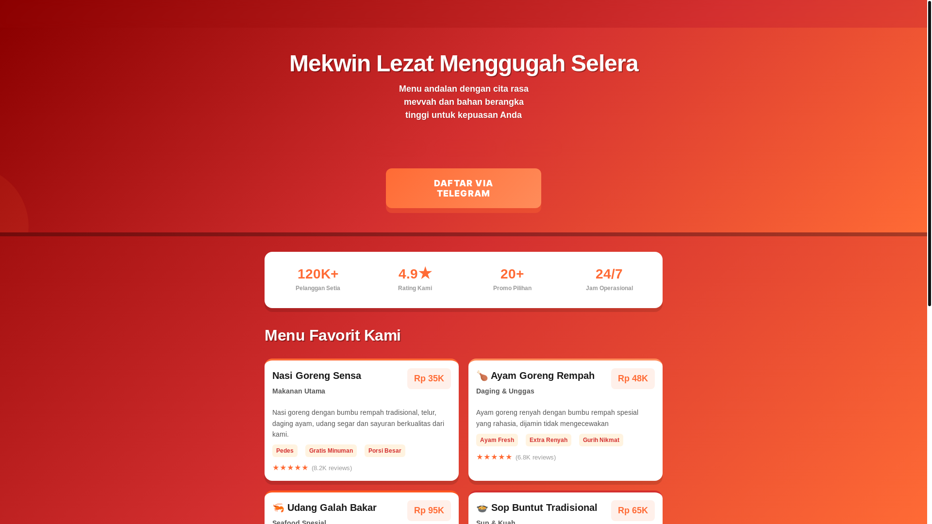 website screenshot of https://lp-istana2000-makanan-01.pages.dev/