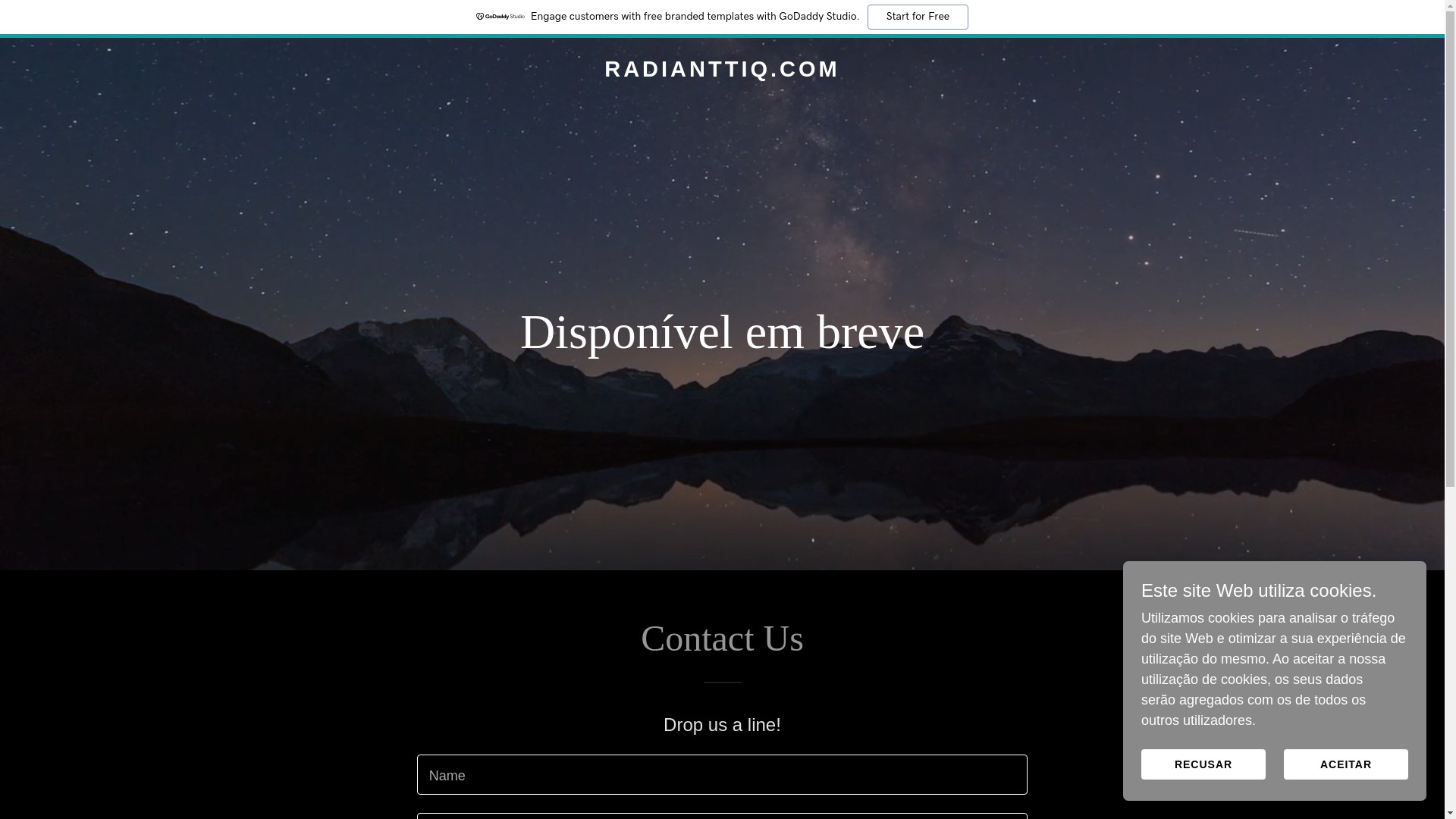 website screenshot of https://radianttiq.com/