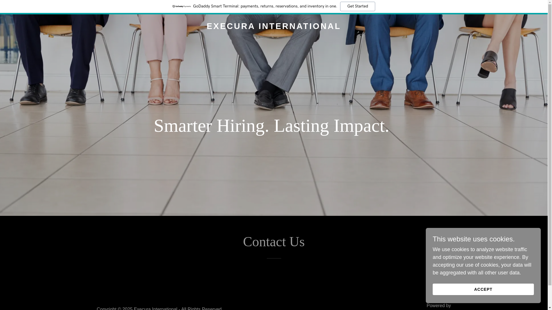 website screenshot of https://execurainternational.com/