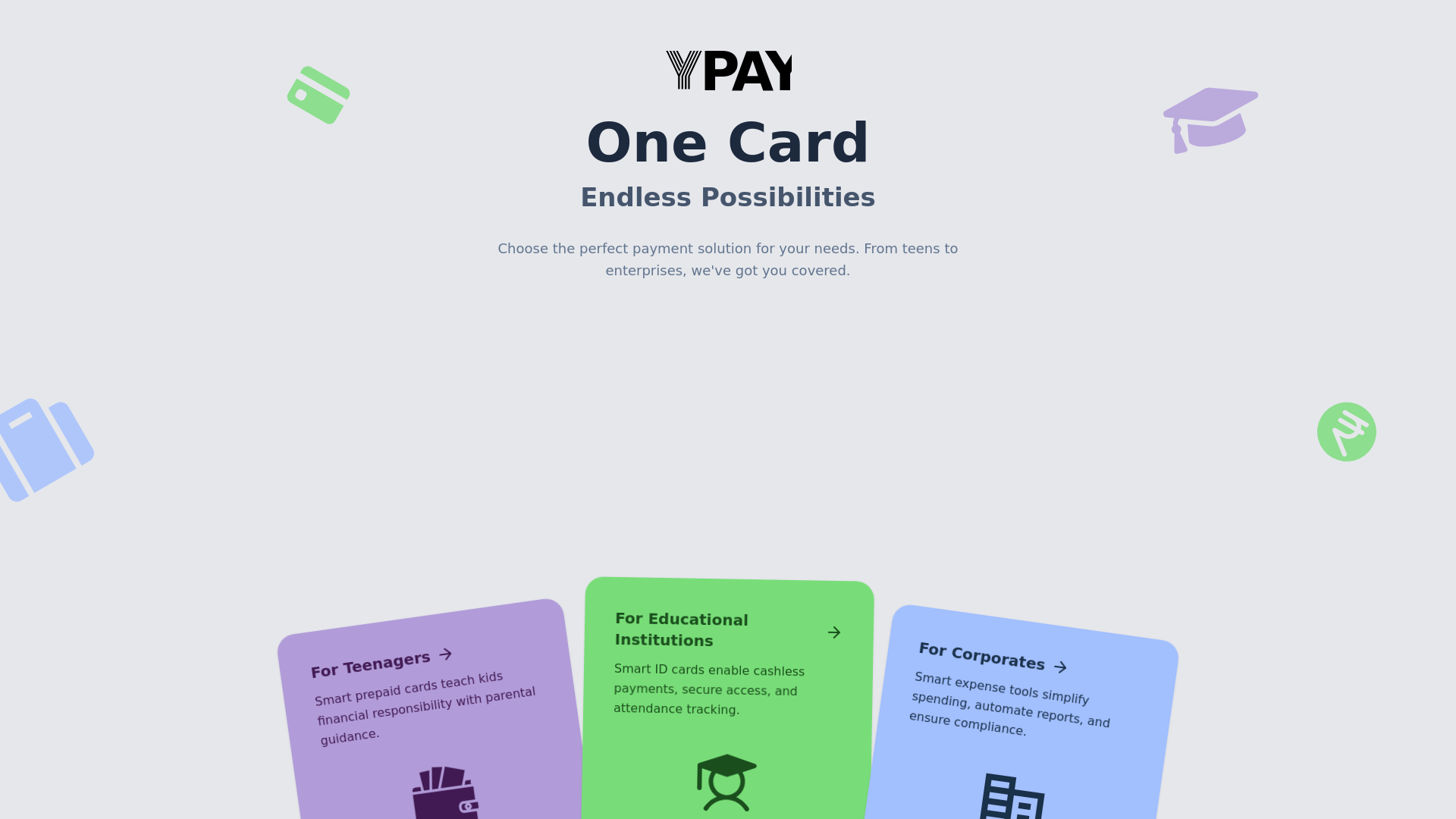 website screenshot of https://ypay-website.pages.dev/